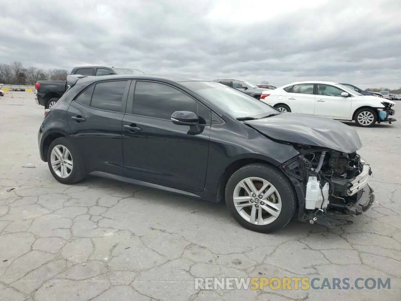 4 fotografías del automóvil dañado JTNB4MBE9N3178438 TOYOTA COROLLA 2022