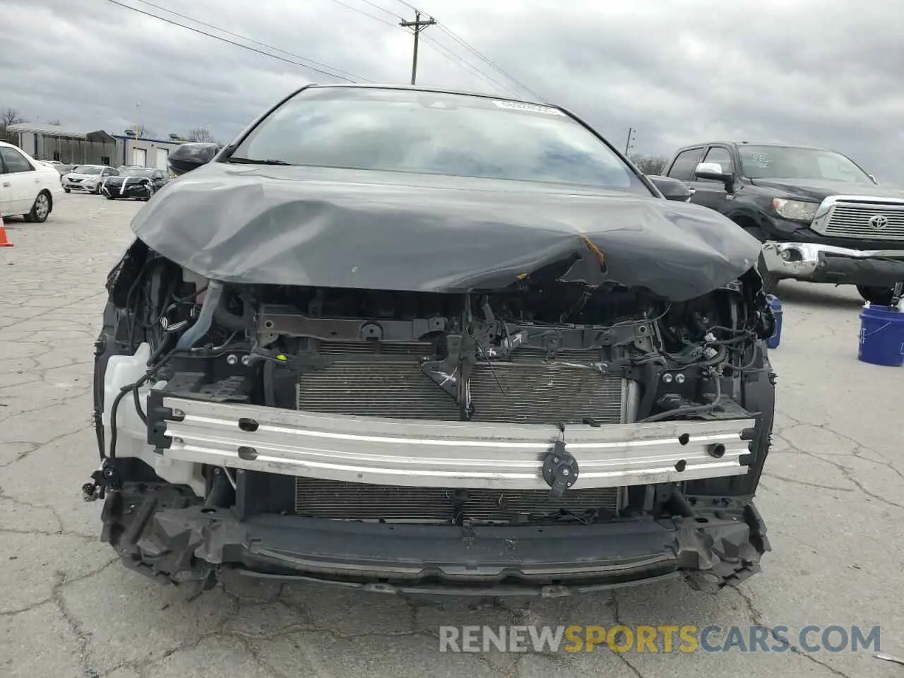 5 fotografías del automóvil dañado JTNB4MBE9N3178438 TOYOTA COROLLA 2022