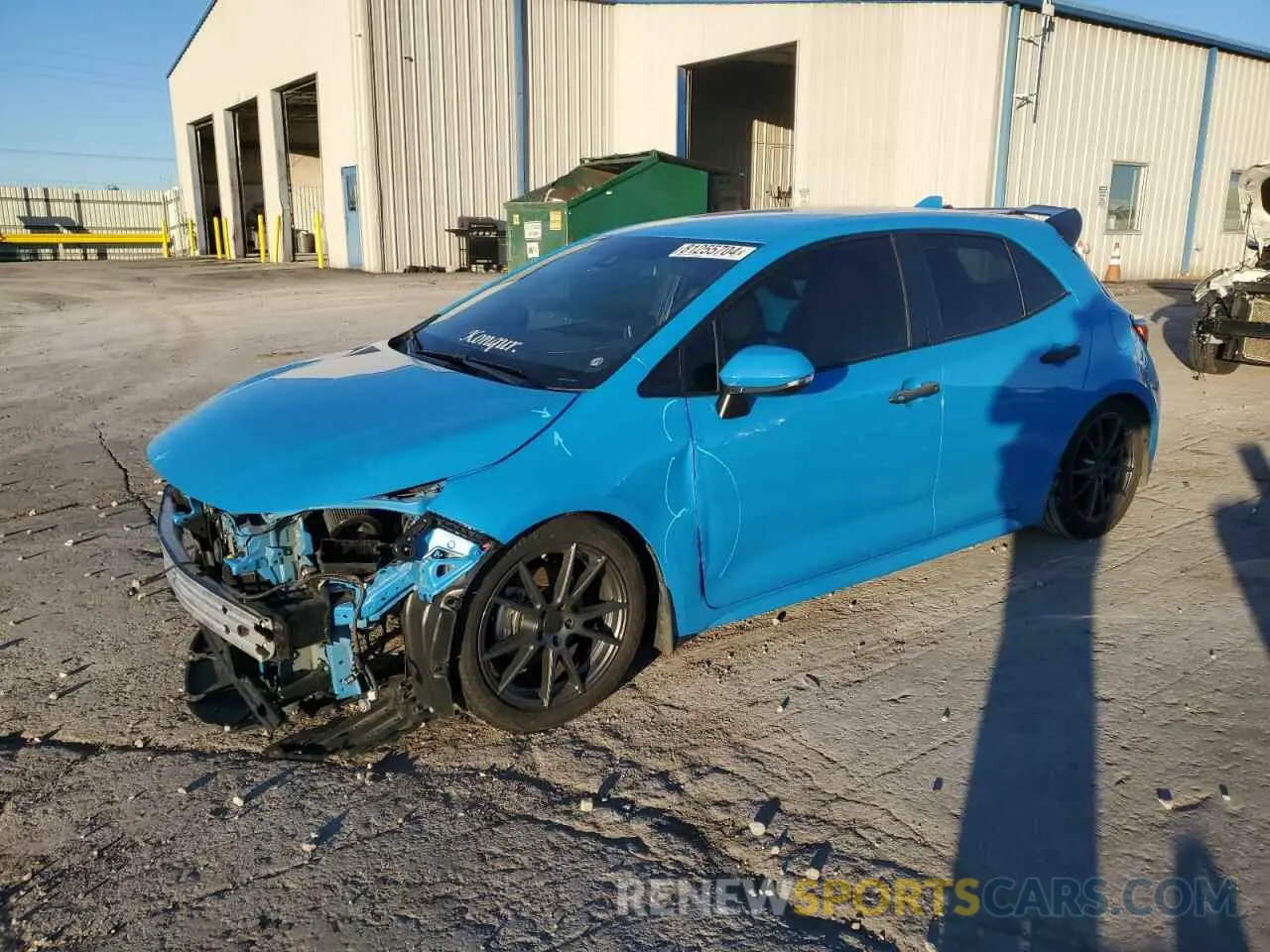 1 fotografías del automóvil dañado JTNB4MBEXN3157436 TOYOTA COROLLA 2022