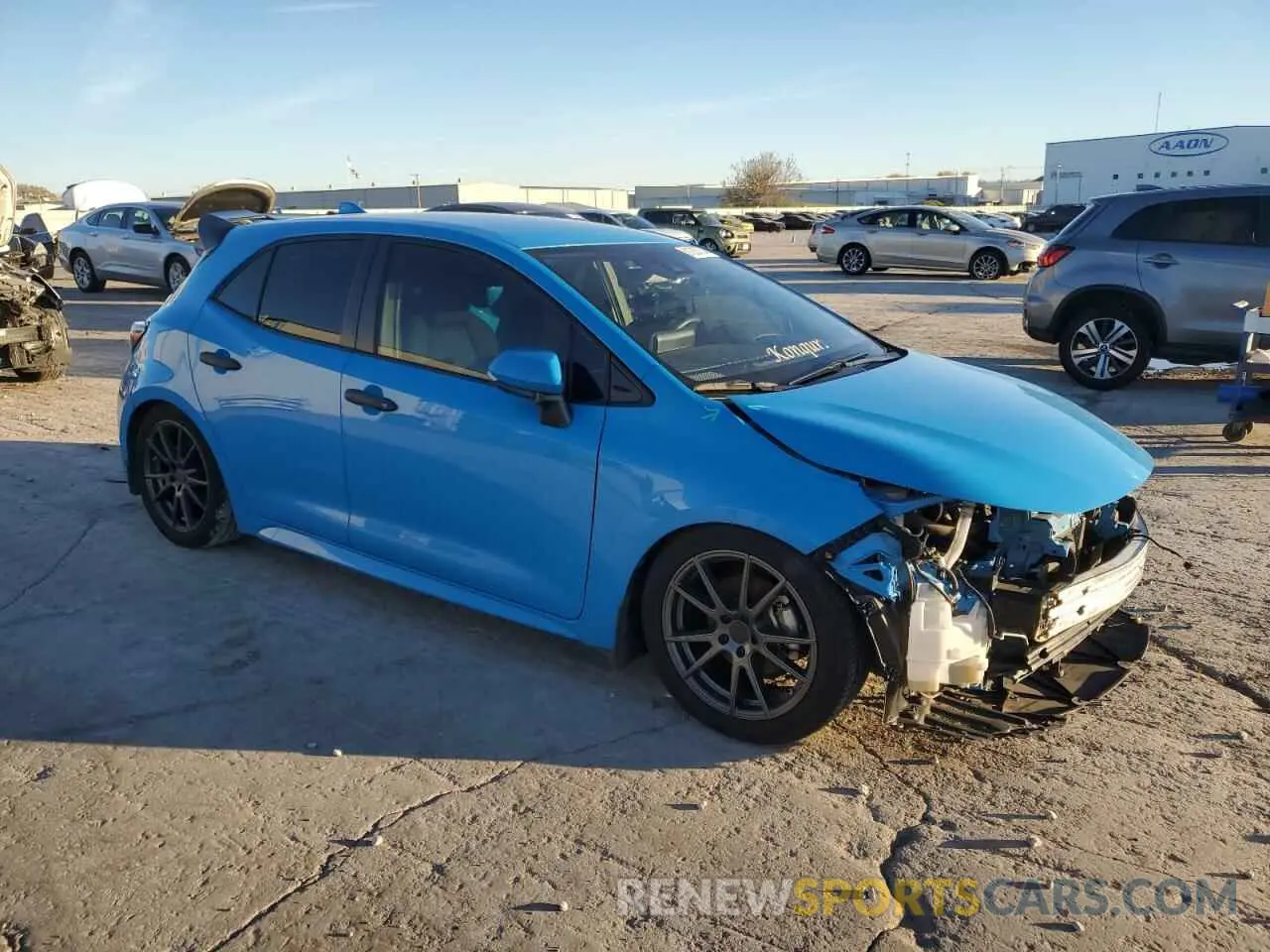 4 fotografías del automóvil dañado JTNB4MBEXN3157436 TOYOTA COROLLA 2022