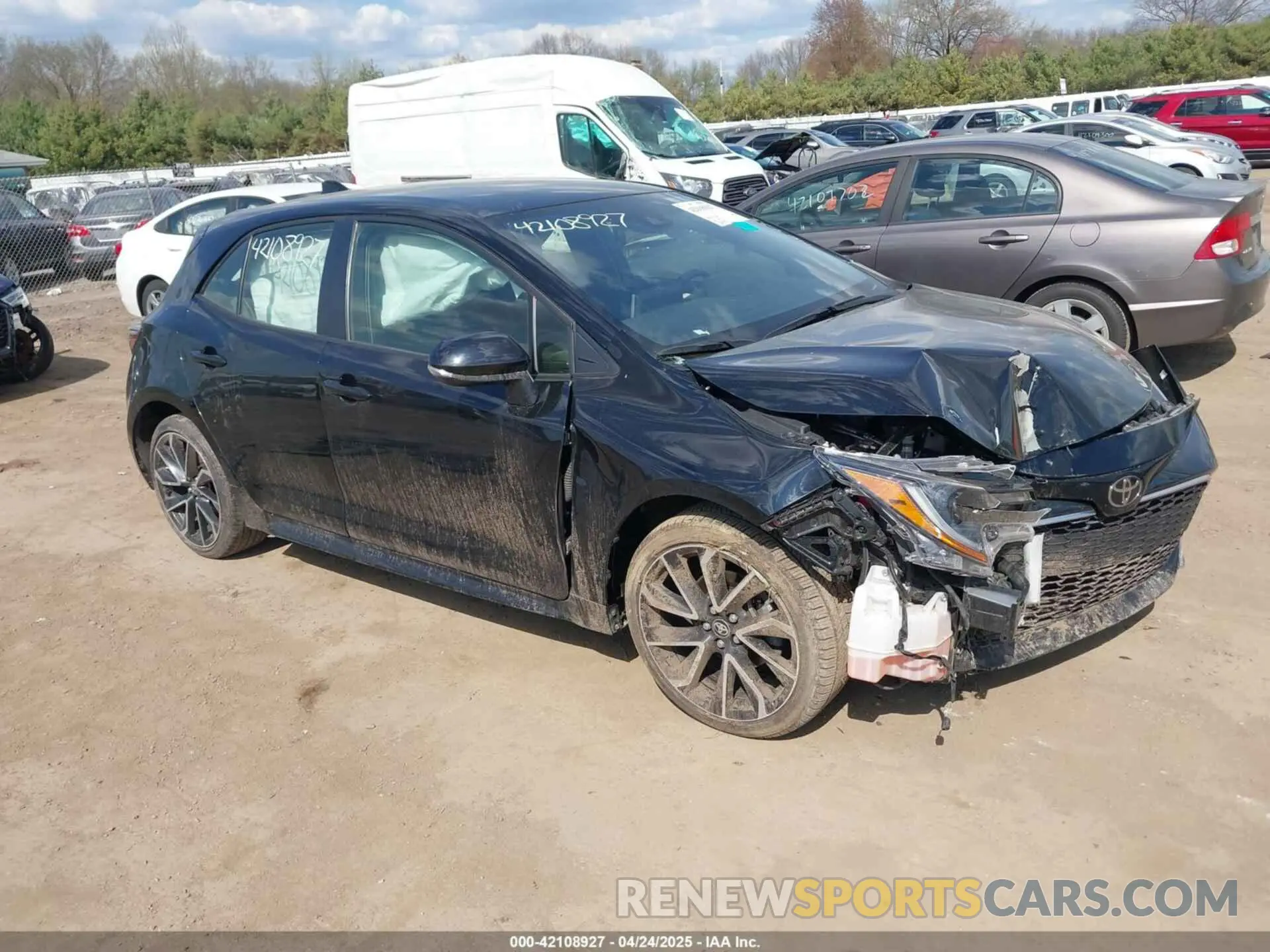 1 fotografías del automóvil dañado JTNC4MBE1N3158091 TOYOTA COROLLA 2022
