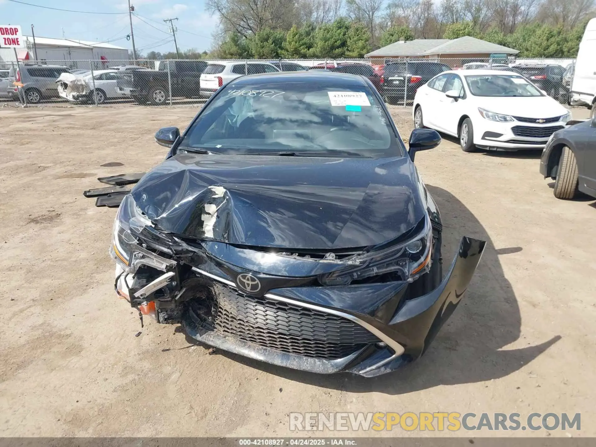 12 fotografías del automóvil dañado JTNC4MBE1N3158091 TOYOTA COROLLA 2022