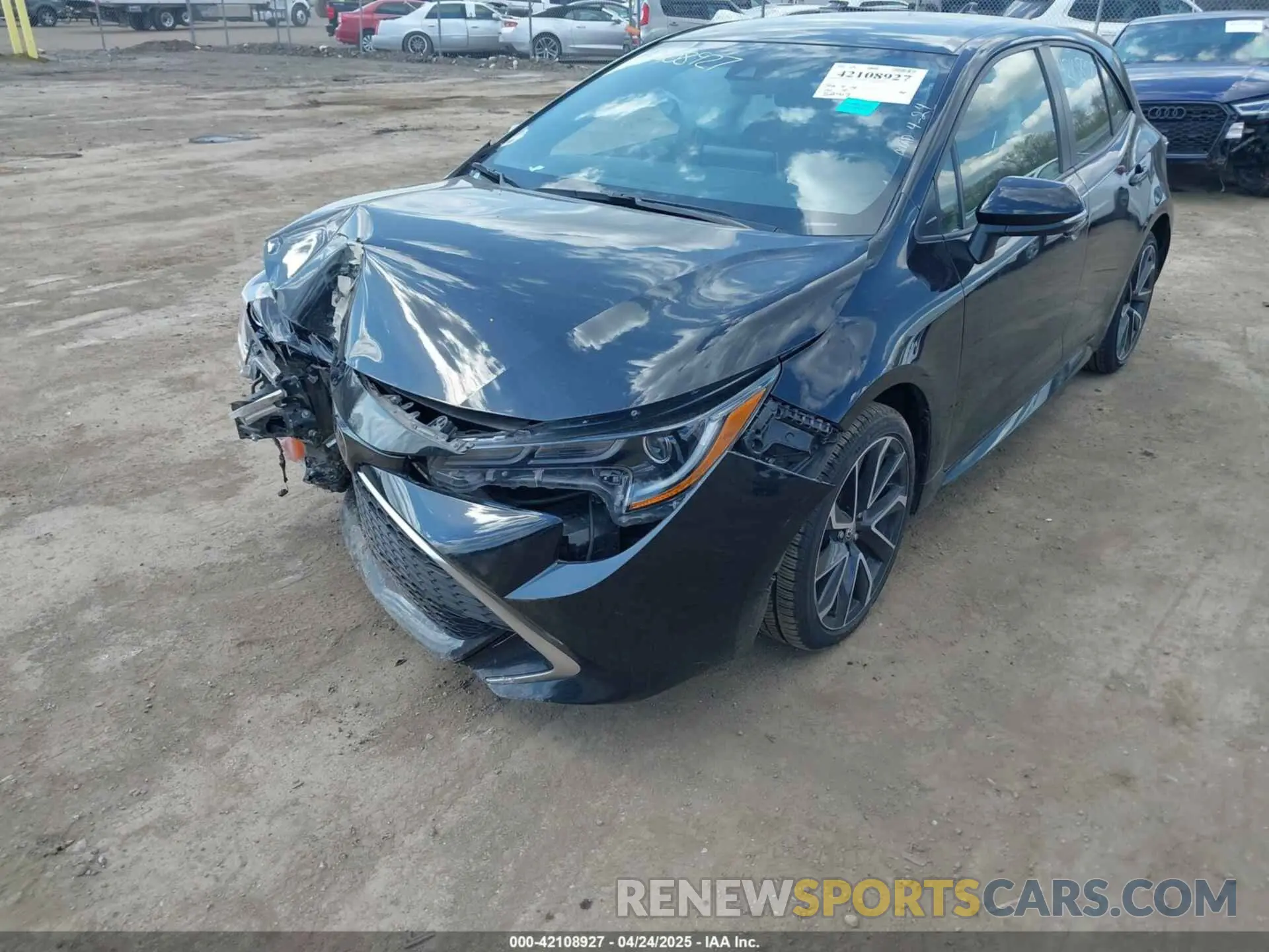 6 fotografías del automóvil dañado JTNC4MBE1N3158091 TOYOTA COROLLA 2022