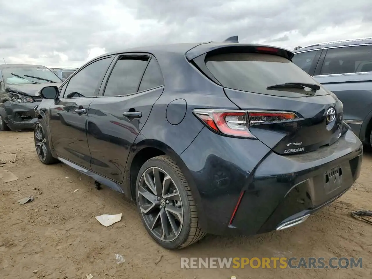2 fotografías del automóvil dañado JTNC4MBE1N3175490 TOYOTA COROLLA 2022