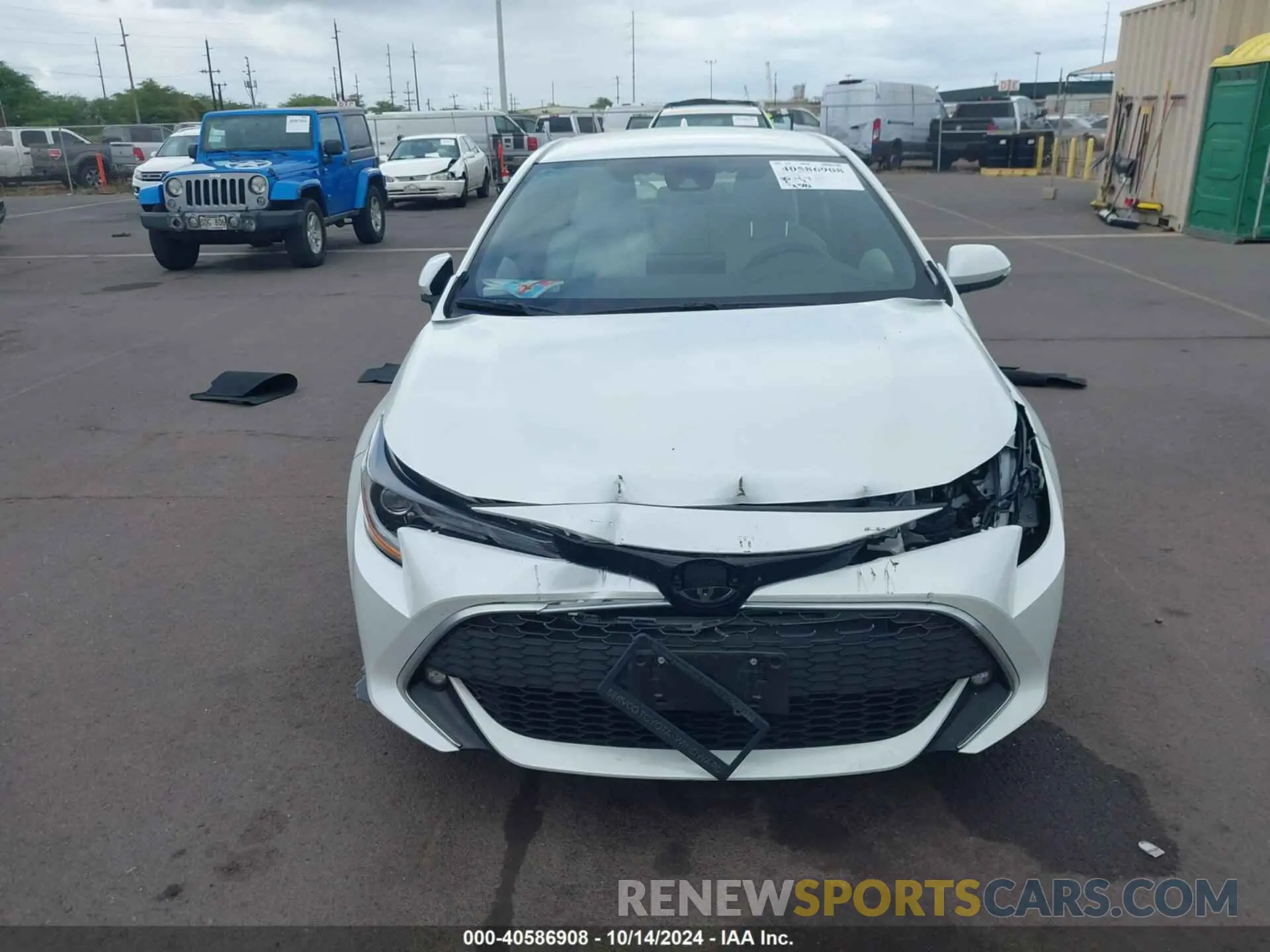 12 fotografías del automóvil dañado JTNC4MBE2N3158150 TOYOTA COROLLA 2022