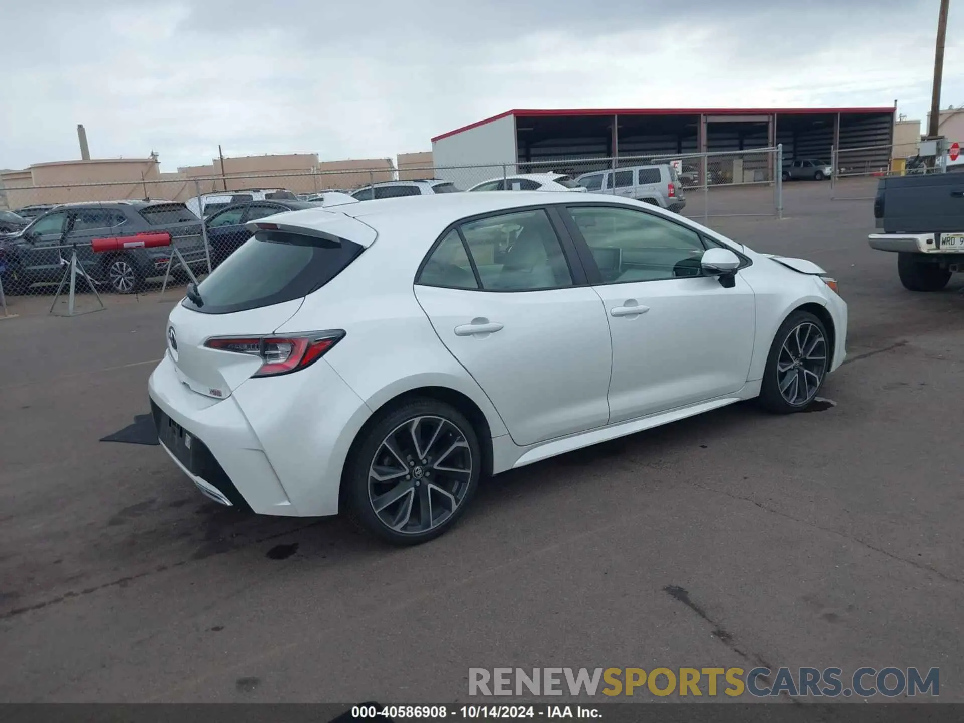 4 fotografías del automóvil dañado JTNC4MBE2N3158150 TOYOTA COROLLA 2022
