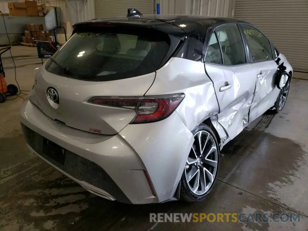 4 fotografías del automóvil dañado JTNC4MBE3N3162708 TOYOTA COROLLA 2022