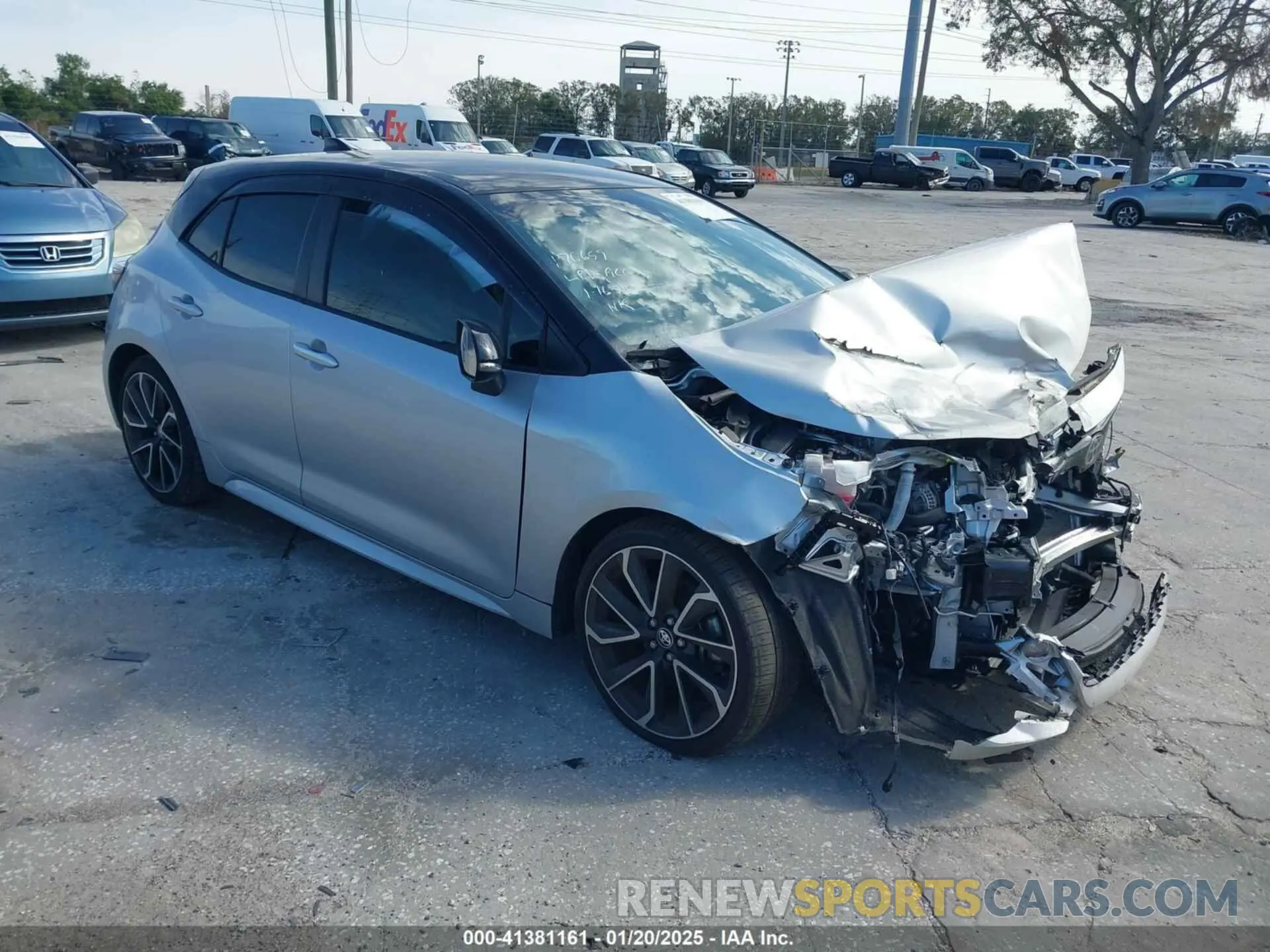 1 fotografías del automóvil dañado JTNC4MBE3N3175331 TOYOTA COROLLA 2022