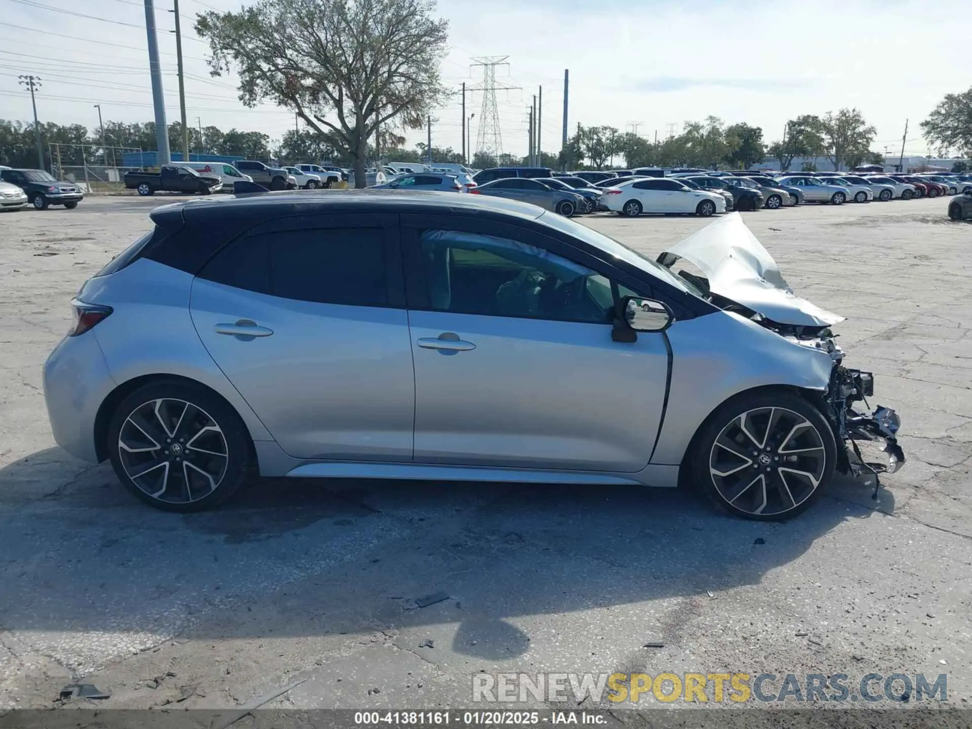 13 fotografías del automóvil dañado JTNC4MBE3N3175331 TOYOTA COROLLA 2022