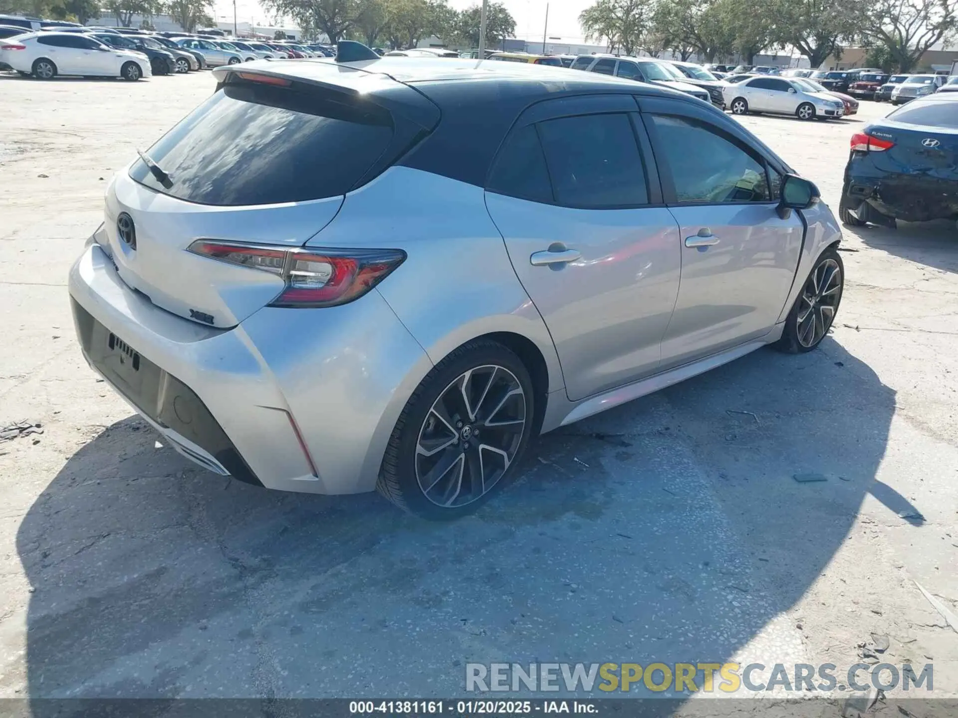 4 fotografías del automóvil dañado JTNC4MBE3N3175331 TOYOTA COROLLA 2022