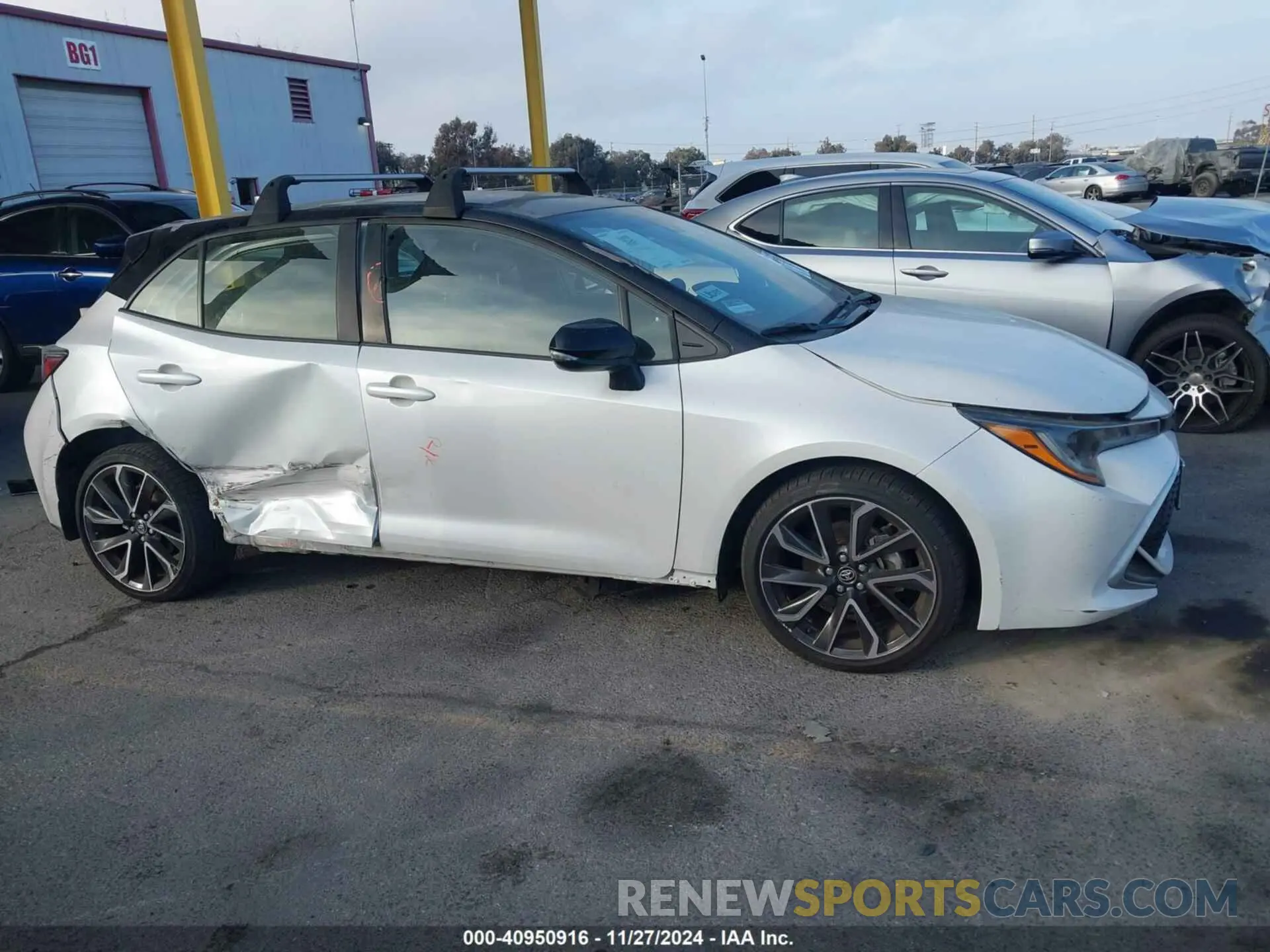 14 fotografías del automóvil dañado JTNC4MBE3N3189522 TOYOTA COROLLA 2022