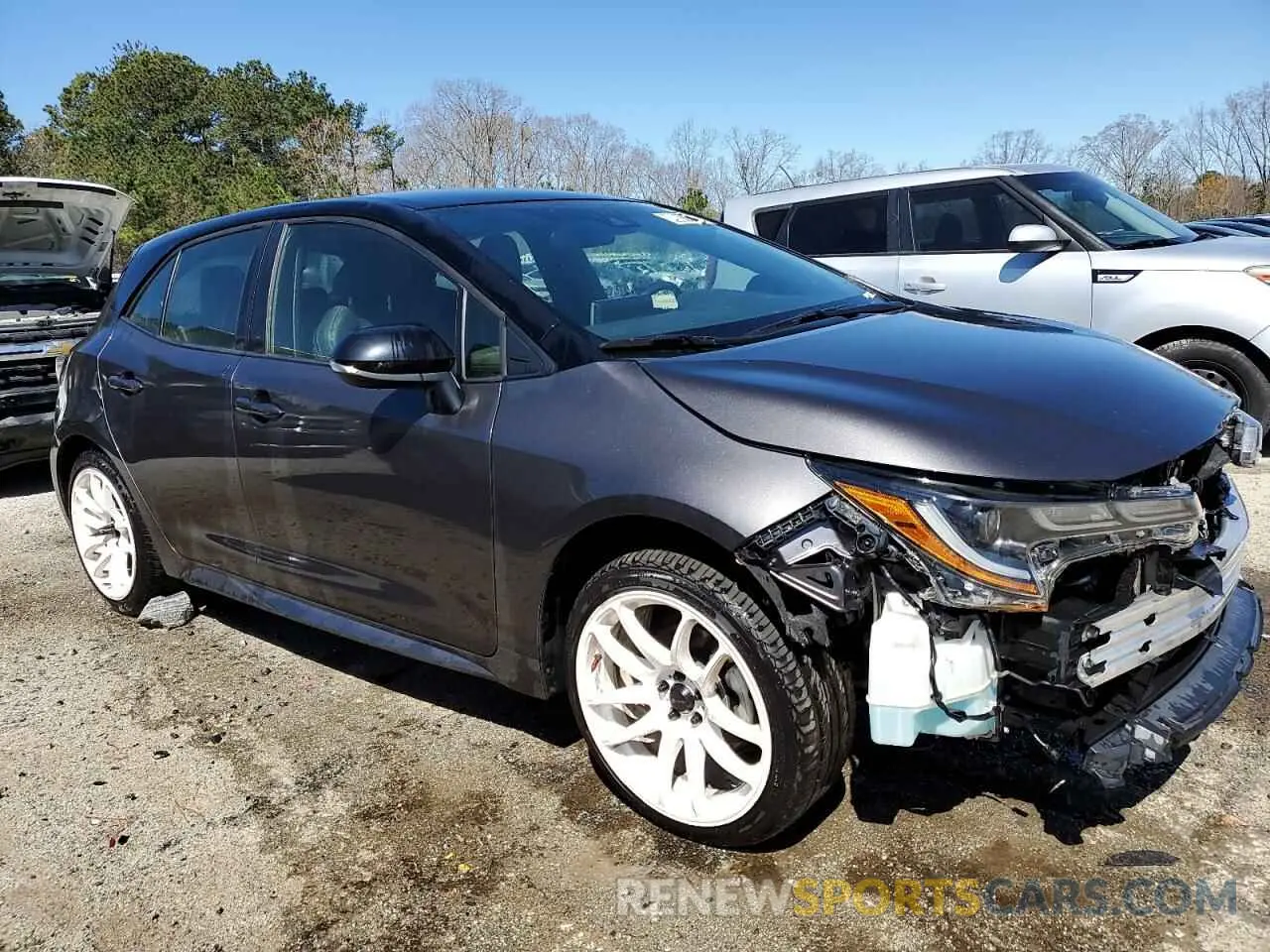 4 fotografías del automóvil dañado JTNC4MBE9N3173390 TOYOTA COROLLA 2022