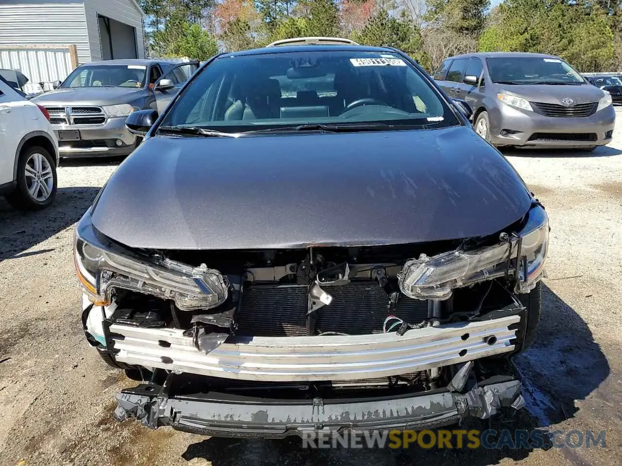 5 fotografías del automóvil dañado JTNC4MBE9N3173390 TOYOTA COROLLA 2022