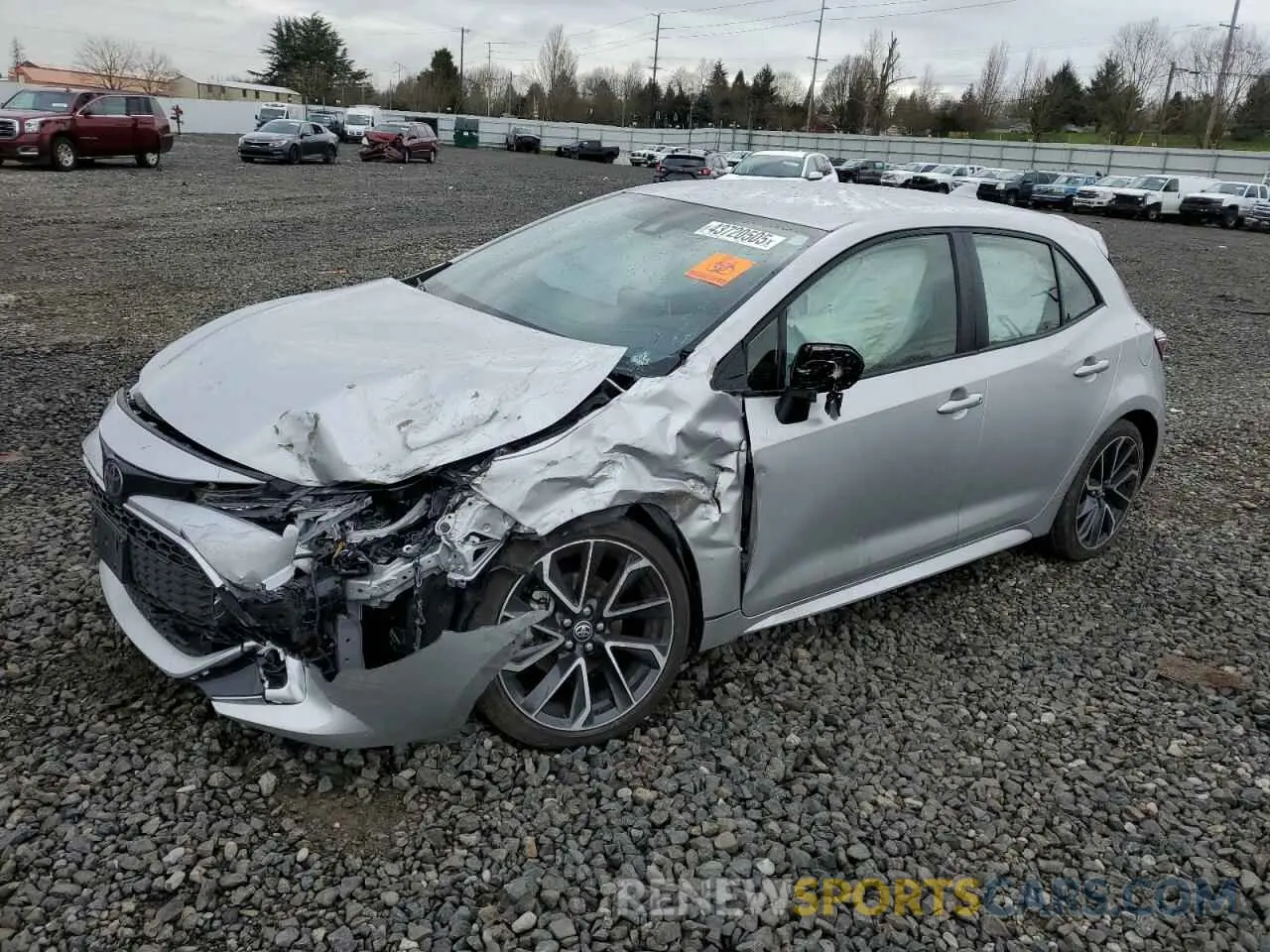 1 fotografías del automóvil dañado JTNC4MBEXN3188237 TOYOTA COROLLA 2022