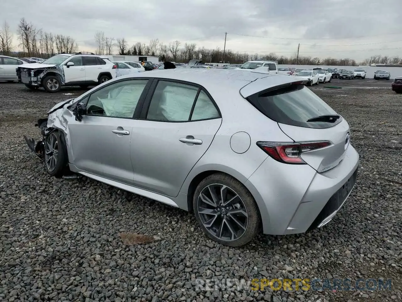 2 fotografías del automóvil dañado JTNC4MBEXN3188237 TOYOTA COROLLA 2022