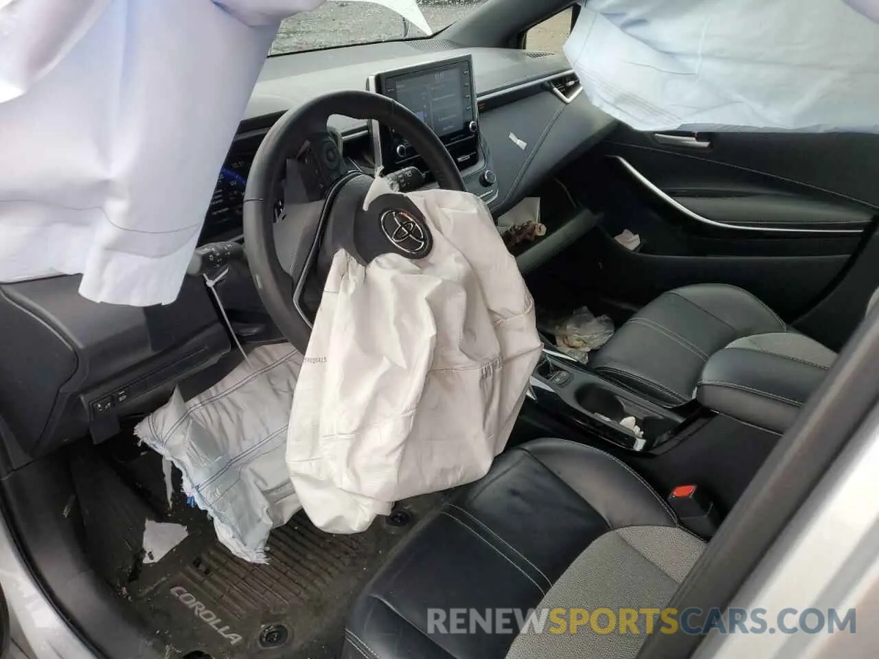 8 fotografías del automóvil dañado JTNC4MBEXN3188237 TOYOTA COROLLA 2022