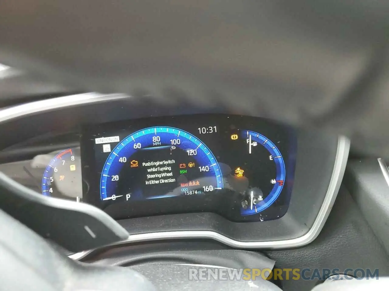 9 fotografías del automóvil dañado JTNC4MBEXN3188237 TOYOTA COROLLA 2022