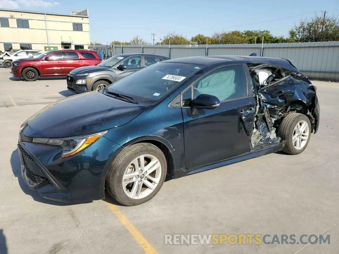 1 fotografías del automóvil dañado JTND4MBE0N3179177 TOYOTA COROLLA 2022