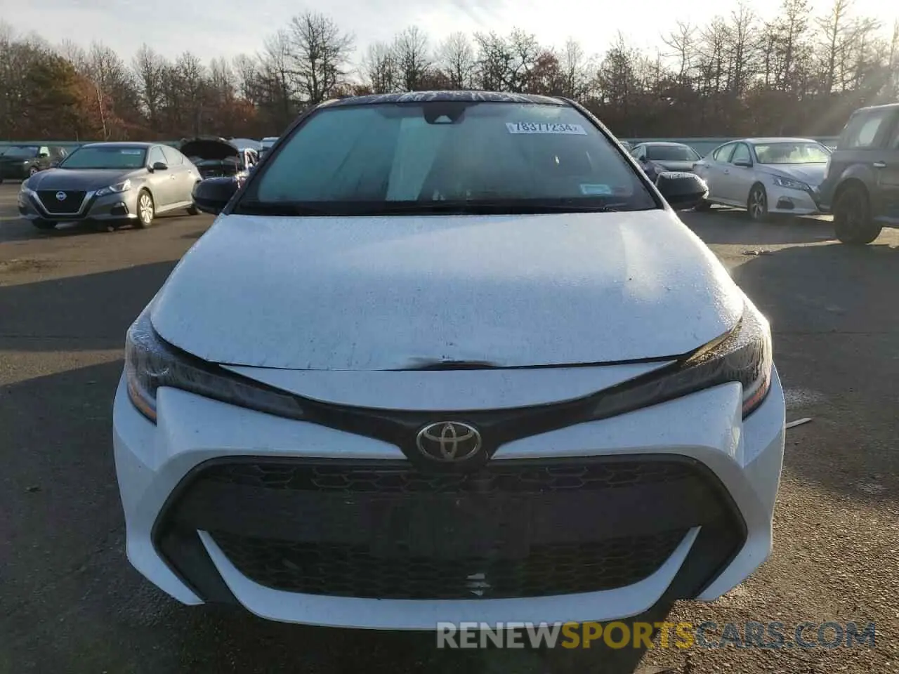 5 fotografías del automóvil dañado JTND4MBE0N3180264 TOYOTA COROLLA 2022