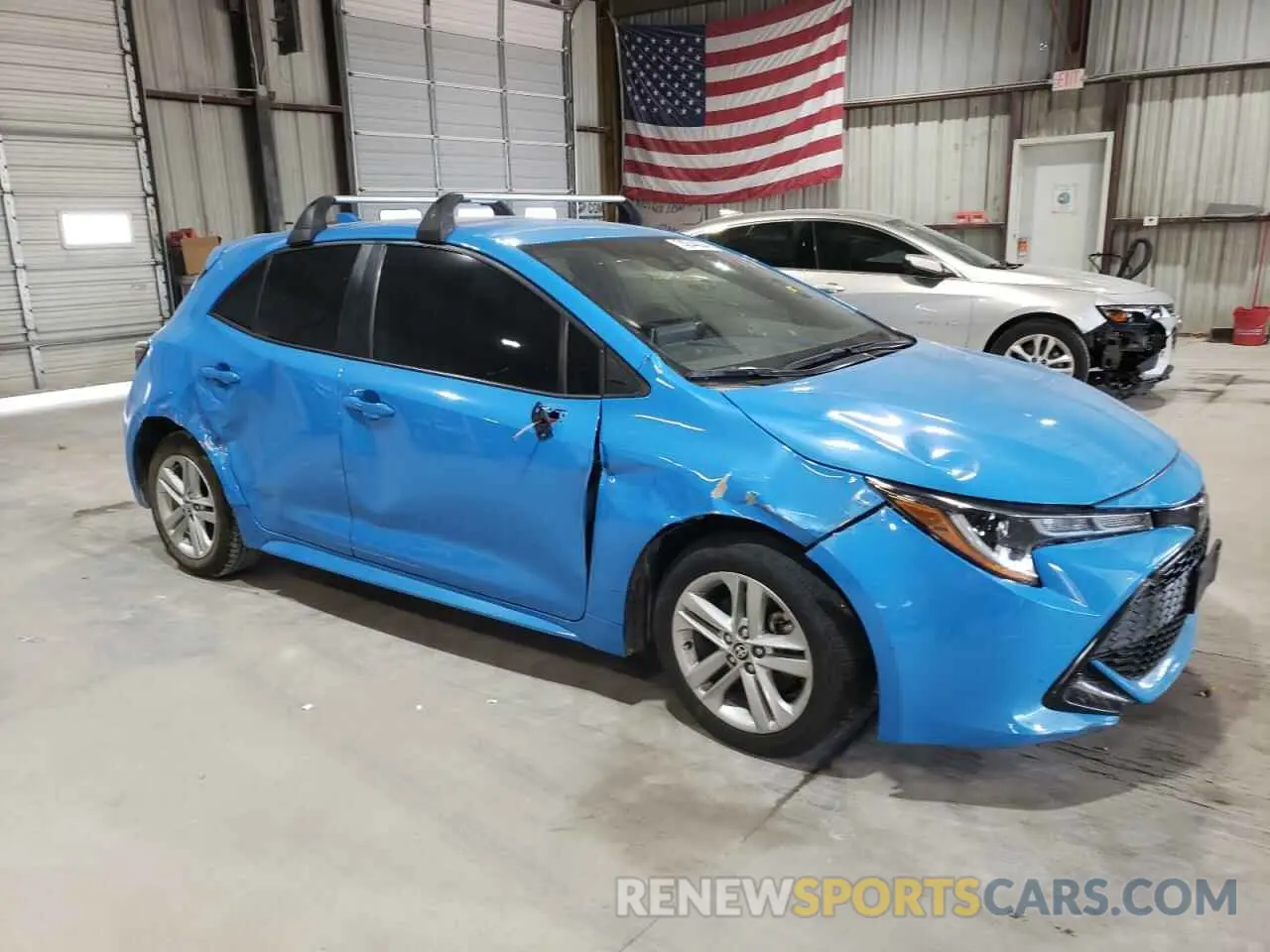 4 fotografías del automóvil dañado JTND4MBE0N3189353 TOYOTA COROLLA 2022