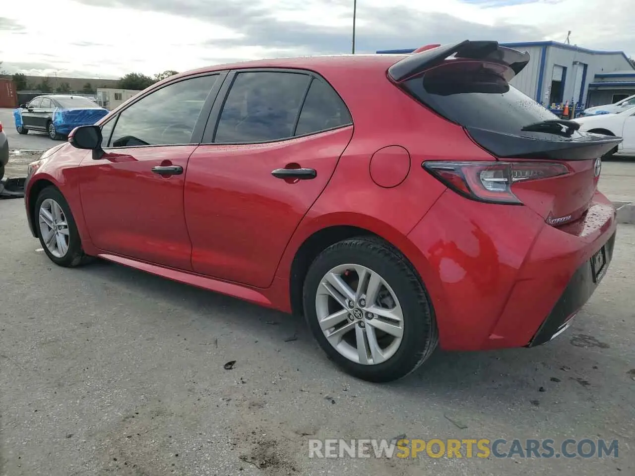 2 fotografías del automóvil dañado JTND4MBE1N3149251 TOYOTA COROLLA 2022