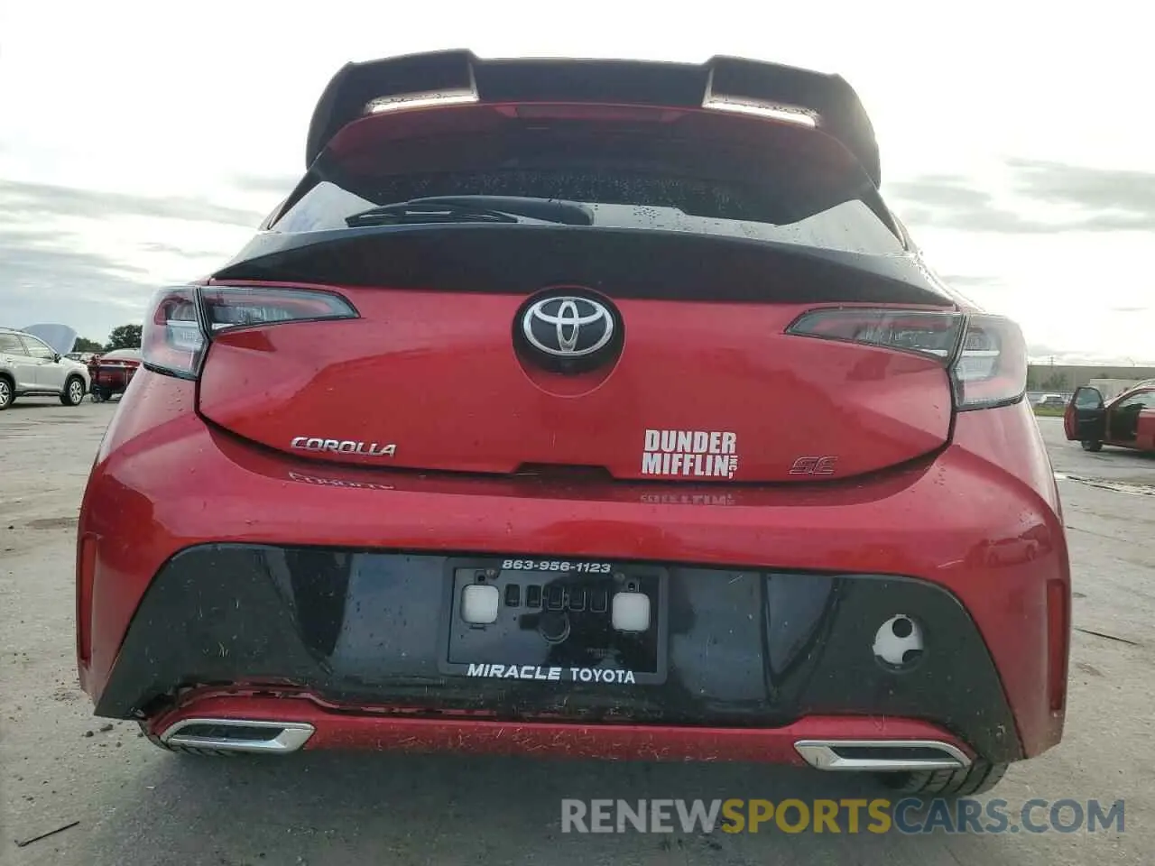 6 fotografías del automóvil dañado JTND4MBE1N3149251 TOYOTA COROLLA 2022