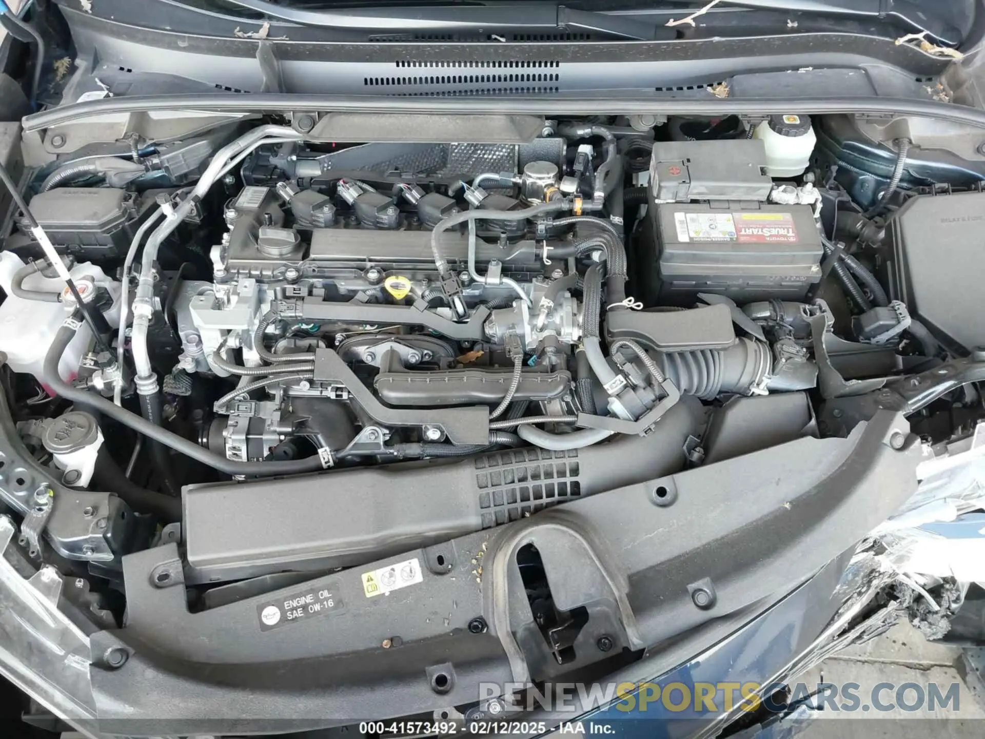 10 fotografías del automóvil dañado JTND4MBE1N3165370 TOYOTA COROLLA 2022