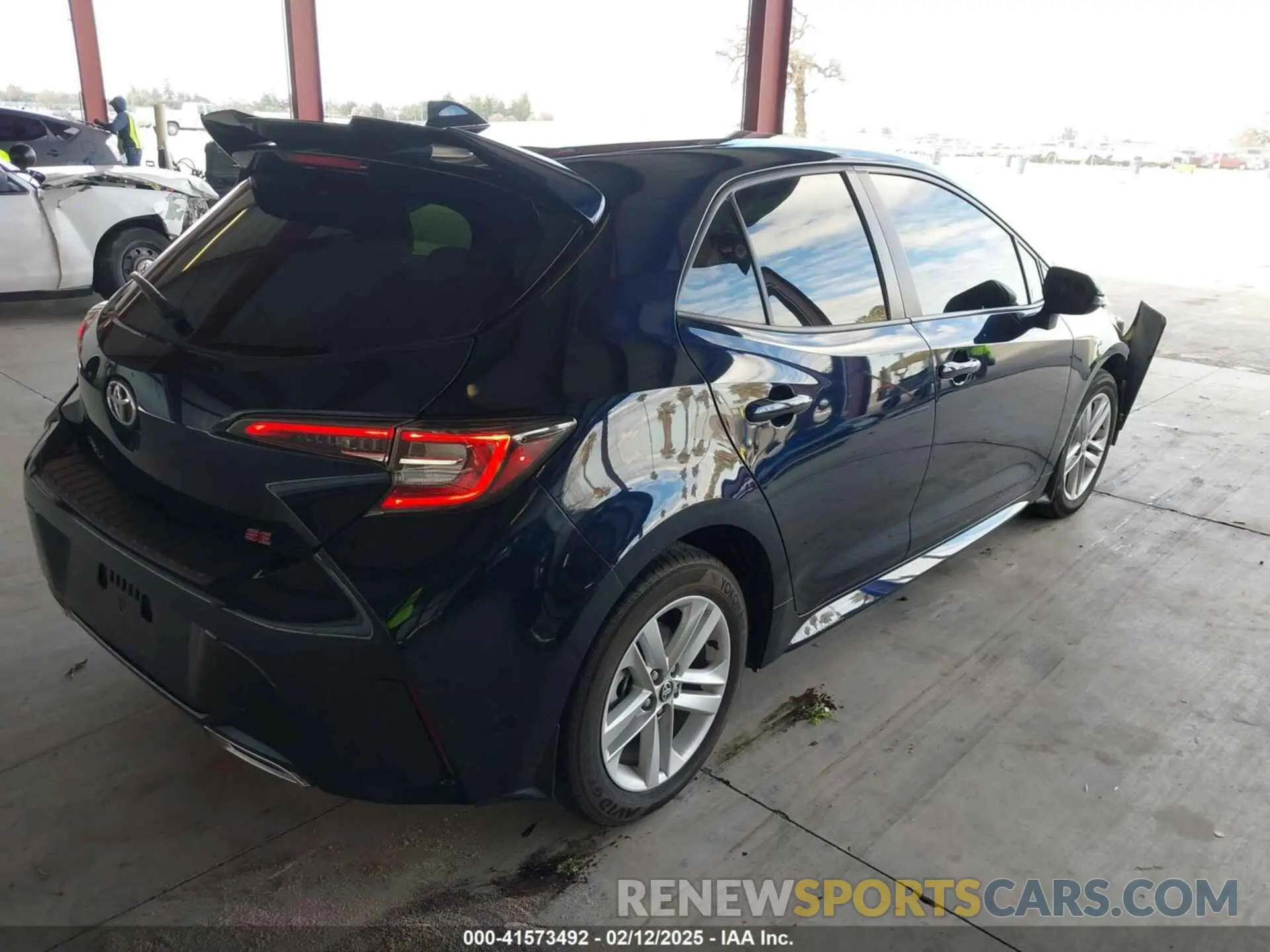 4 fotografías del automóvil dañado JTND4MBE1N3165370 TOYOTA COROLLA 2022