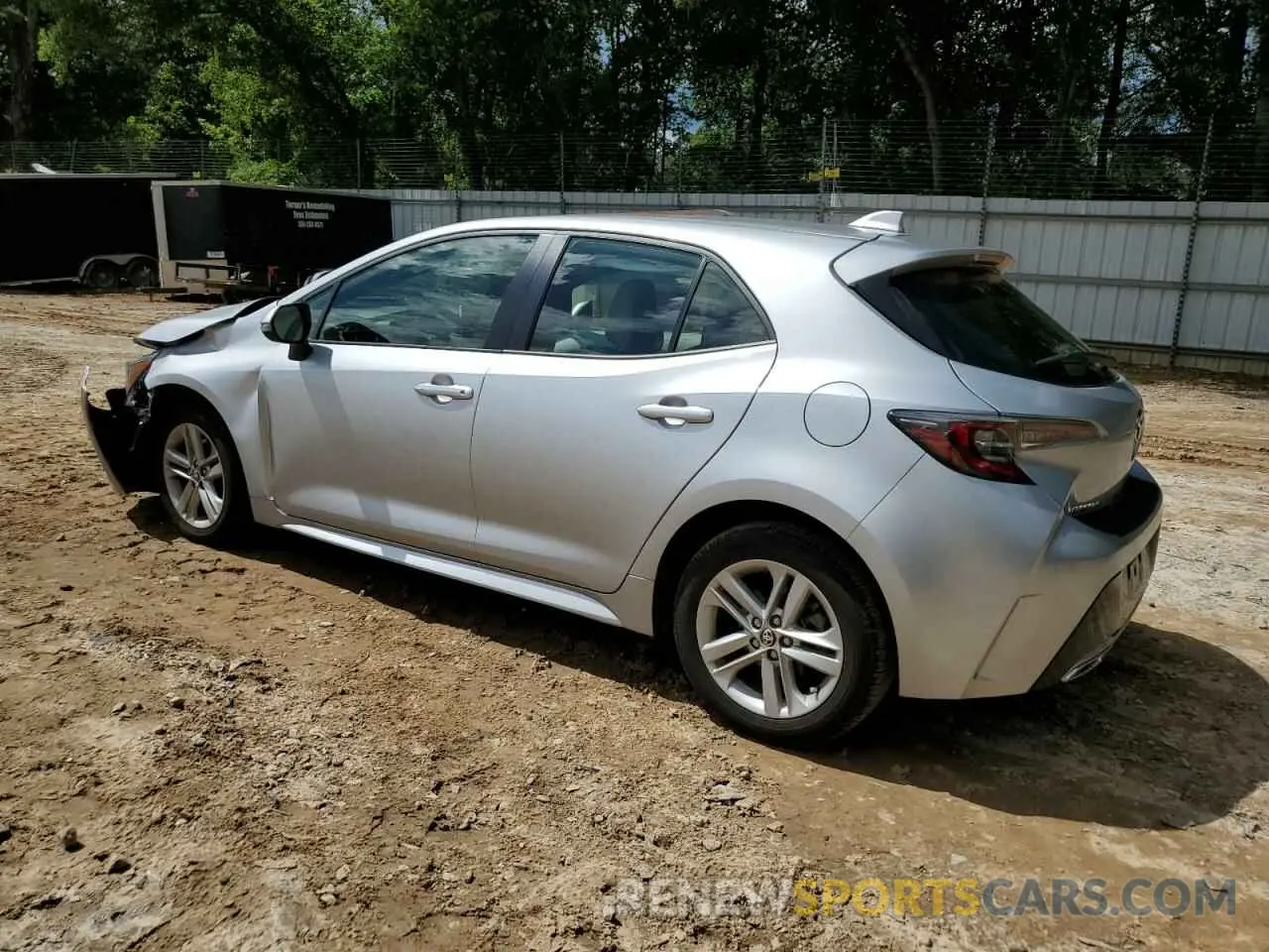 2 fotografías del automóvil dañado JTND4MBE1N3175266 TOYOTA COROLLA 2022