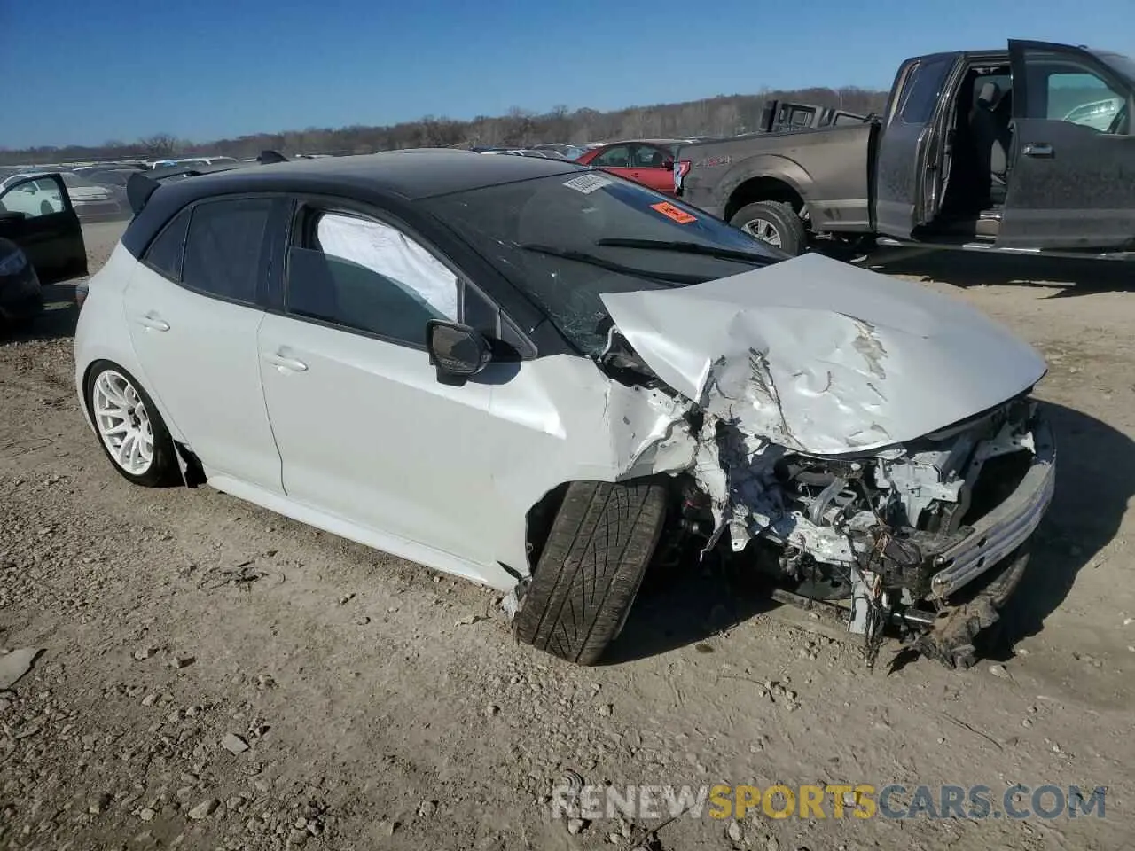 4 fotografías del automóvil dañado JTND4MBE2N3161103 TOYOTA COROLLA 2022