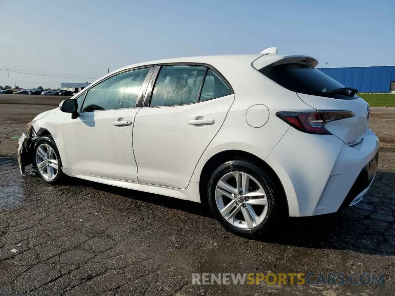 2 fotografías del automóvil dañado JTND4MBE2N3164521 TOYOTA COROLLA 2022