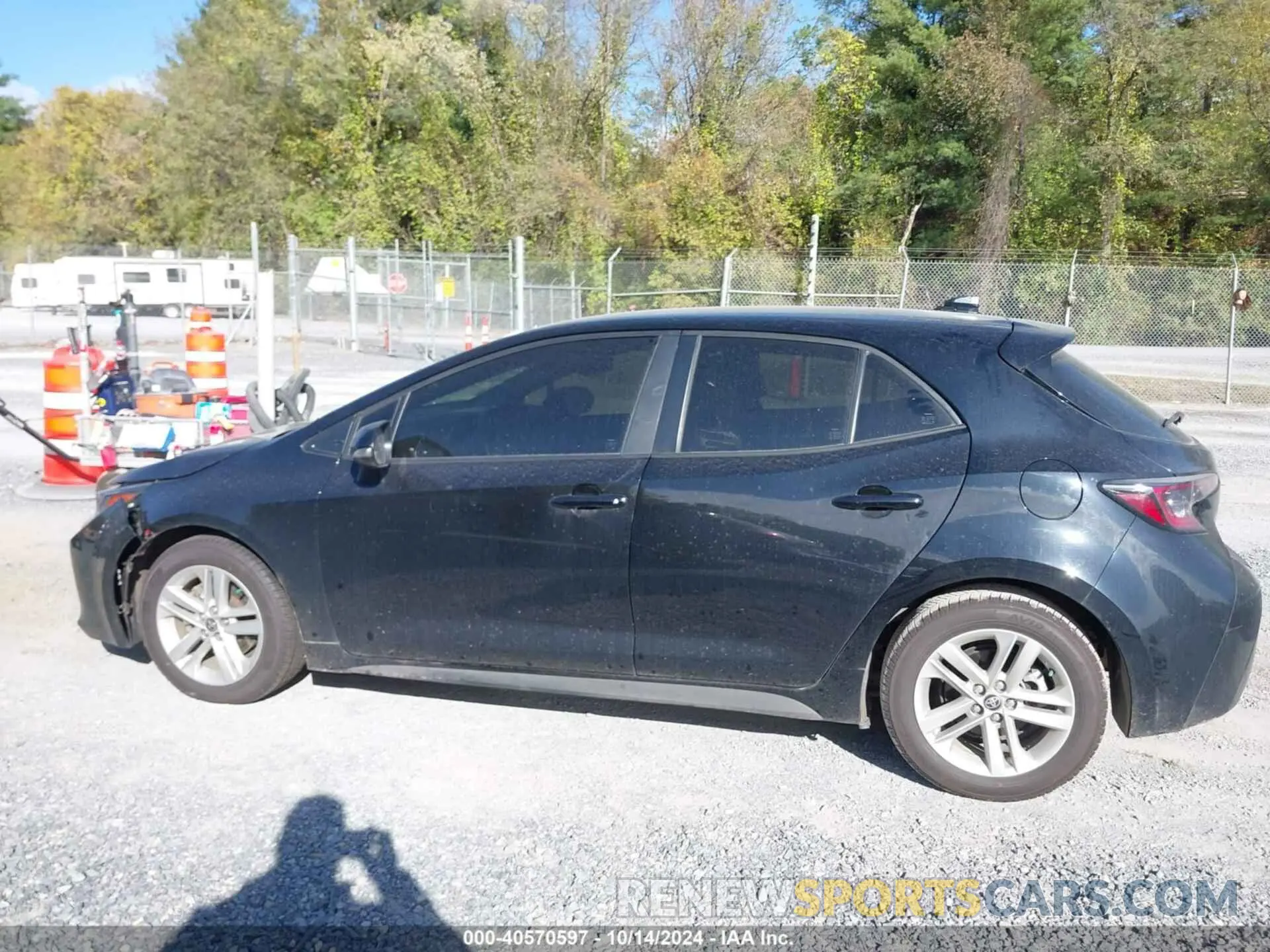14 fotografías del automóvil dañado JTND4MBE2N3182372 TOYOTA COROLLA 2022
