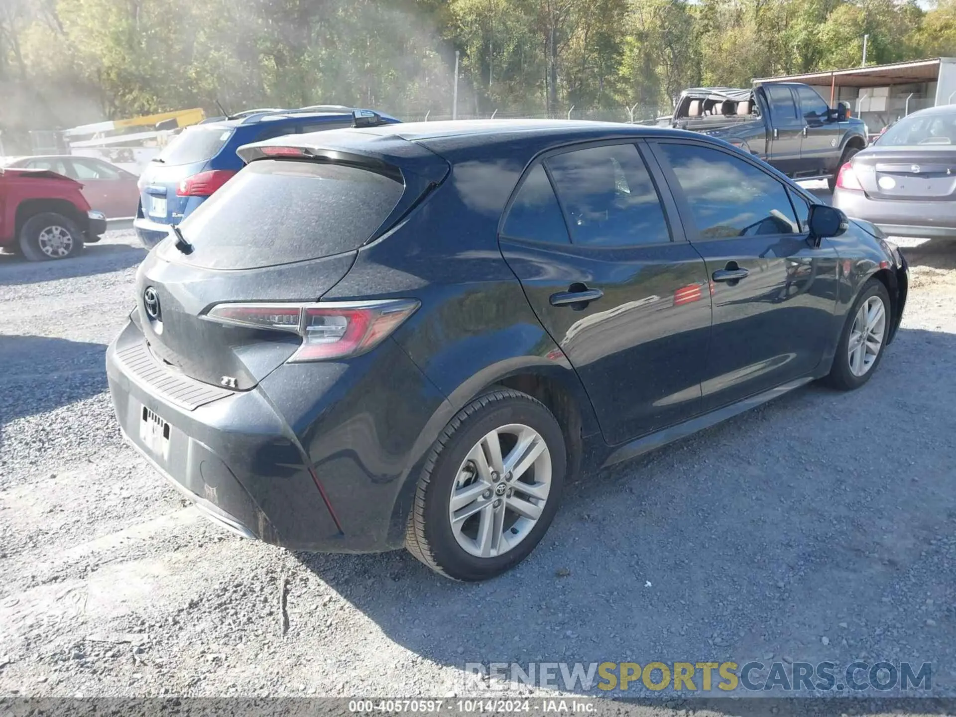 4 fotografías del automóvil dañado JTND4MBE2N3182372 TOYOTA COROLLA 2022