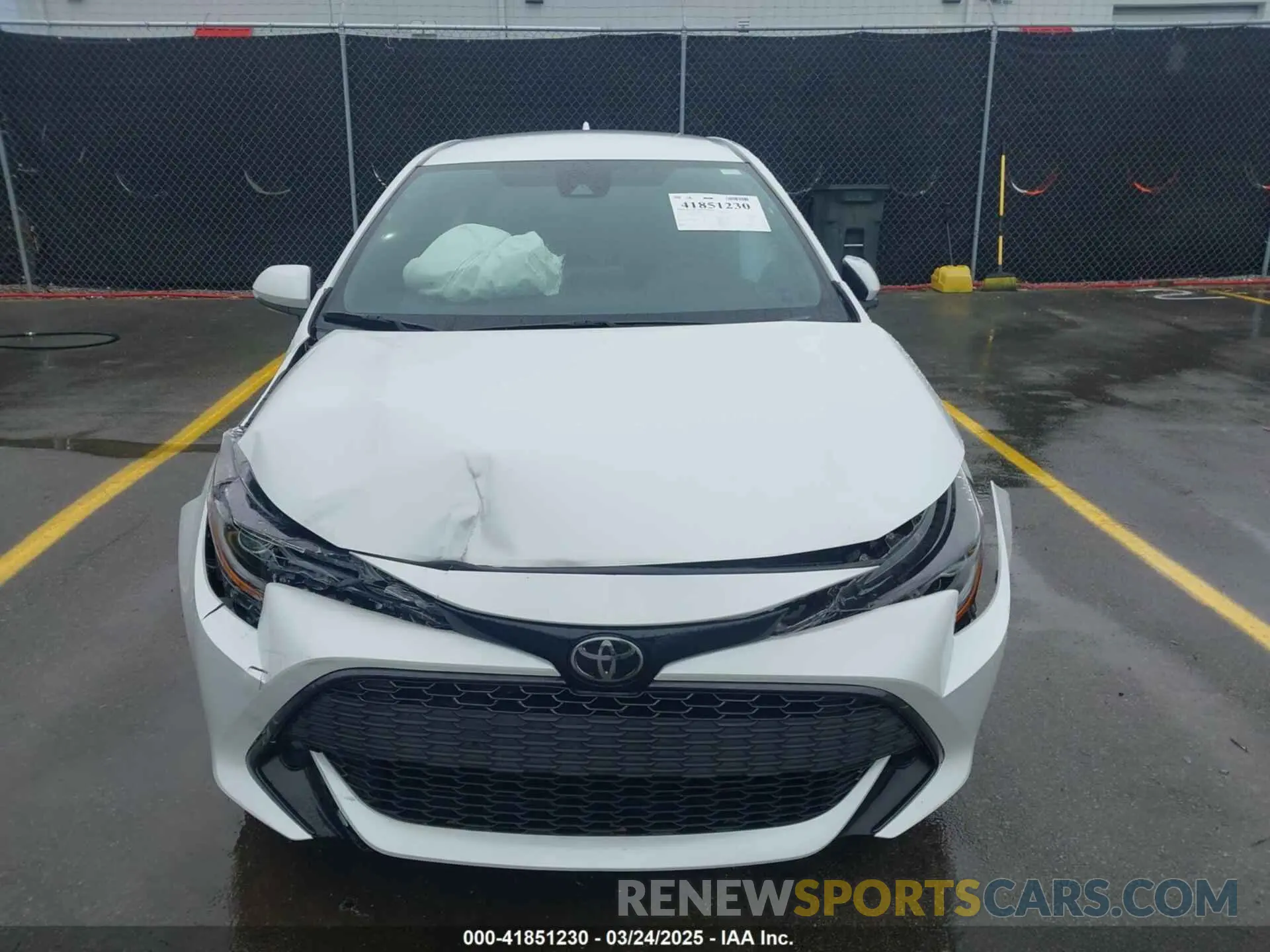 12 fotografías del automóvil dañado JTND4MBE2N3182758 TOYOTA COROLLA 2022