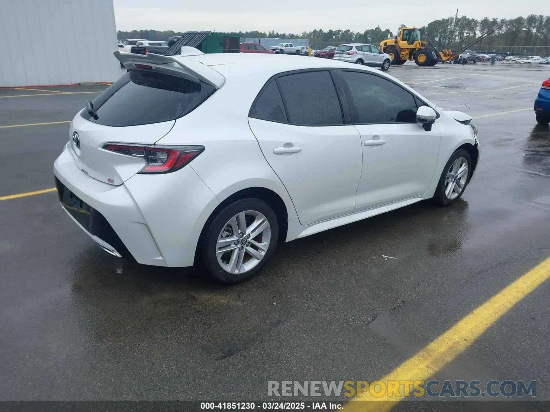4 fotografías del automóvil dañado JTND4MBE2N3182758 TOYOTA COROLLA 2022