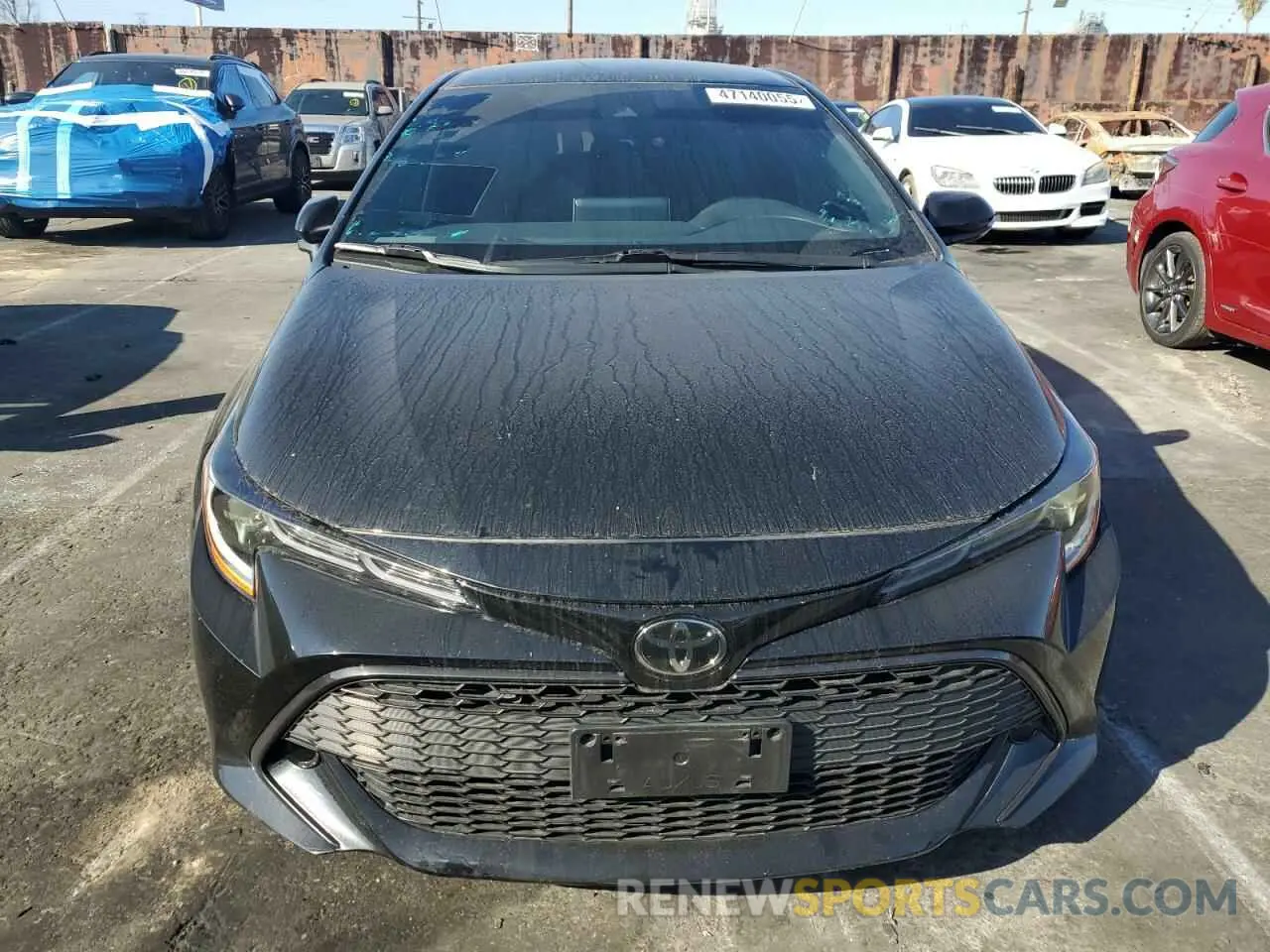 5 fotografías del automóvil dañado JTND4MBE2N3187314 TOYOTA COROLLA 2022