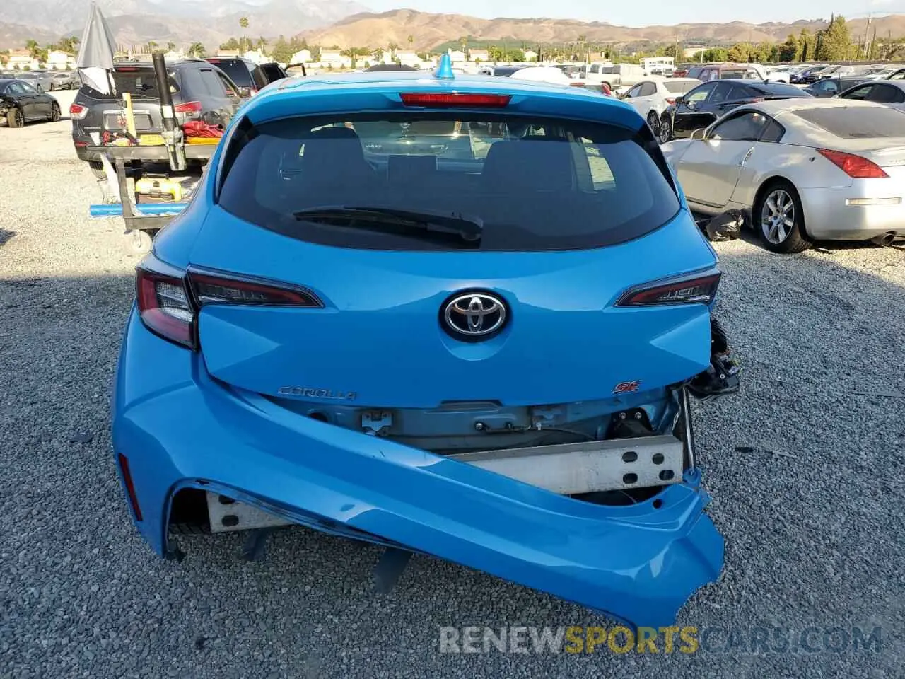 6 fotografías del automóvil dañado JTND4MBE3N3148294 TOYOTA COROLLA 2022