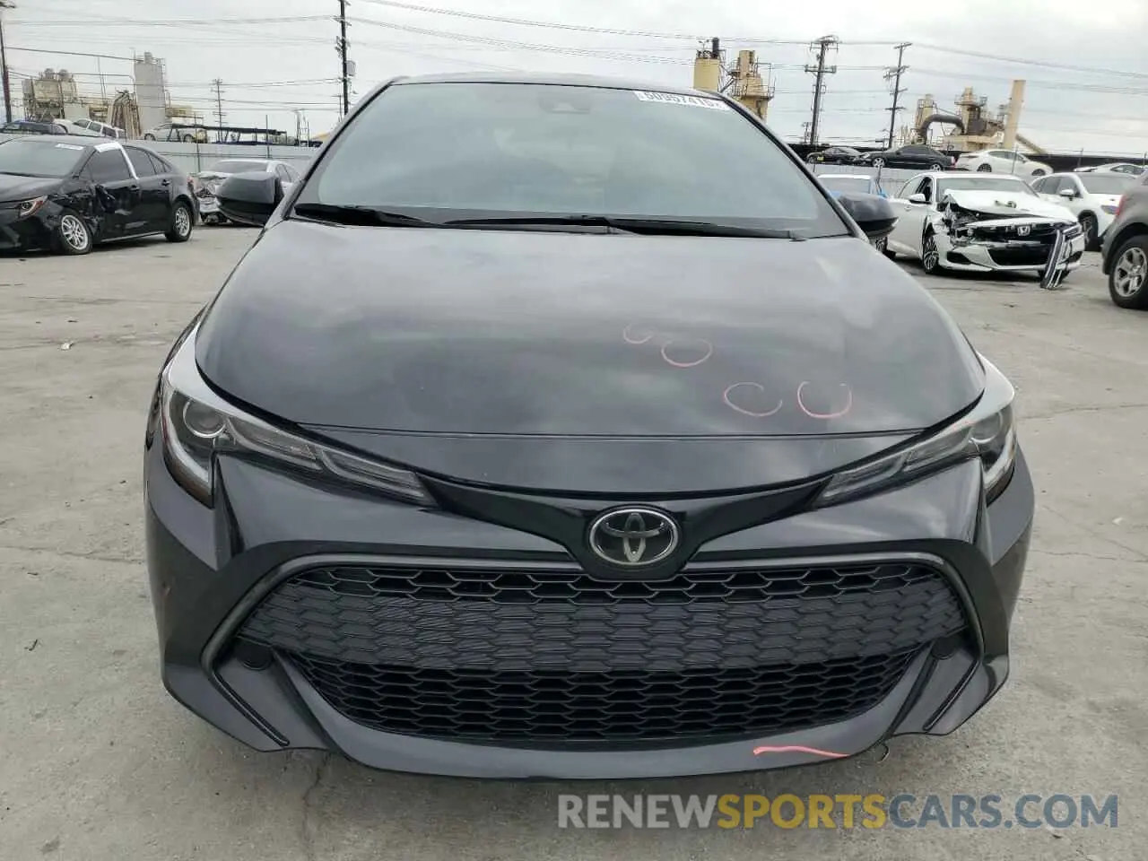 5 fotografías del automóvil dañado JTND4MBE3N3163054 TOYOTA COROLLA 2022
