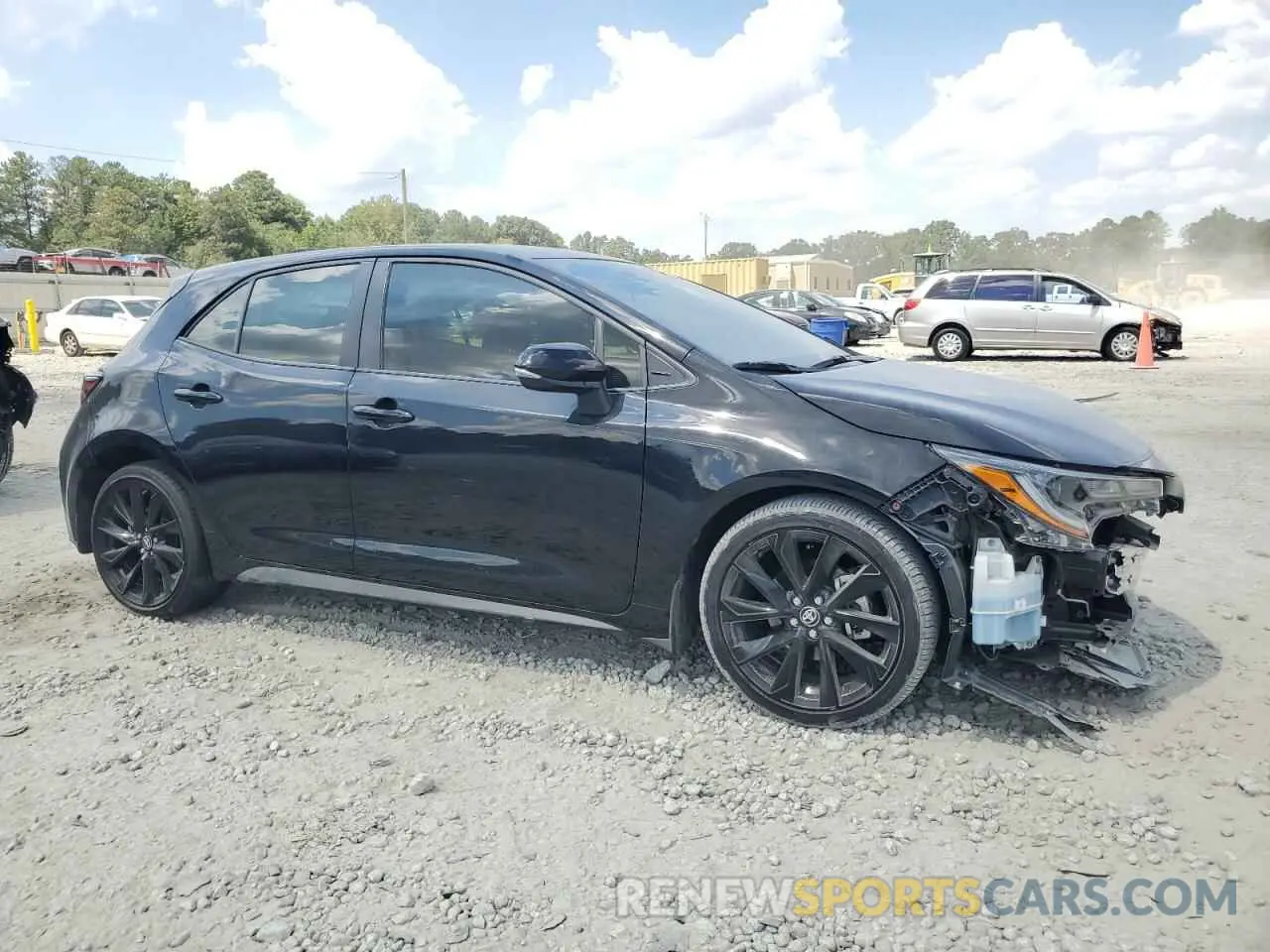 4 fotografías del automóvil dañado JTND4MBE3N3172594 TOYOTA COROLLA 2022