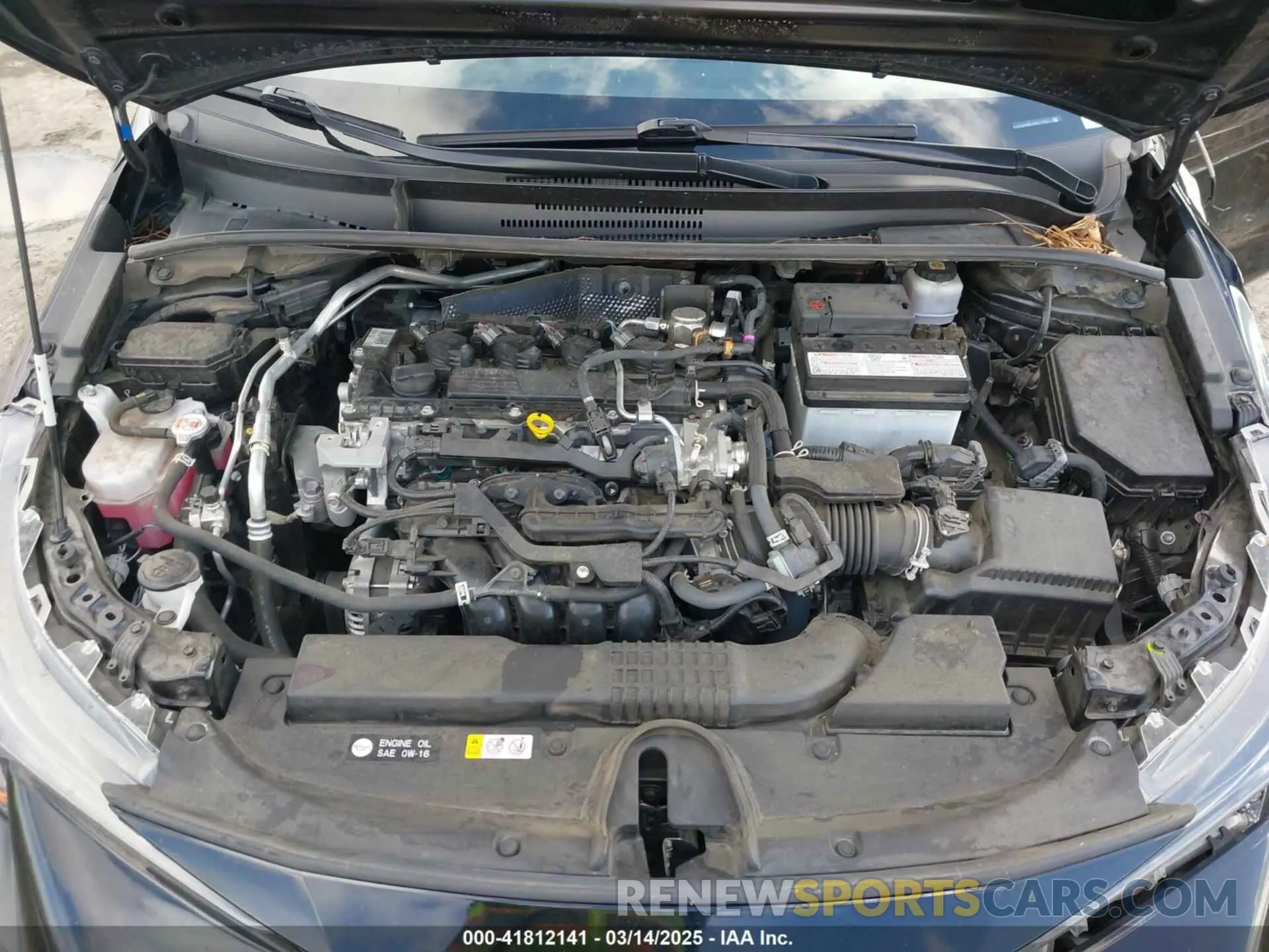 10 fotografías del automóvil dañado JTND4MBE4N3179571 TOYOTA COROLLA 2022