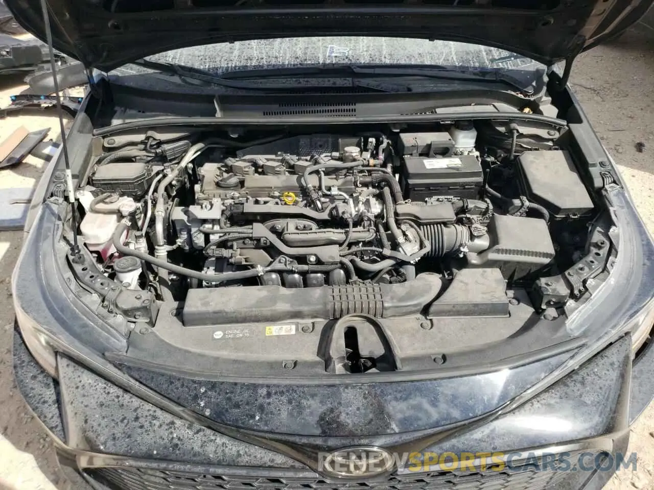 11 fotografías del automóvil dañado JTND4MBE4N3183541 TOYOTA COROLLA 2022