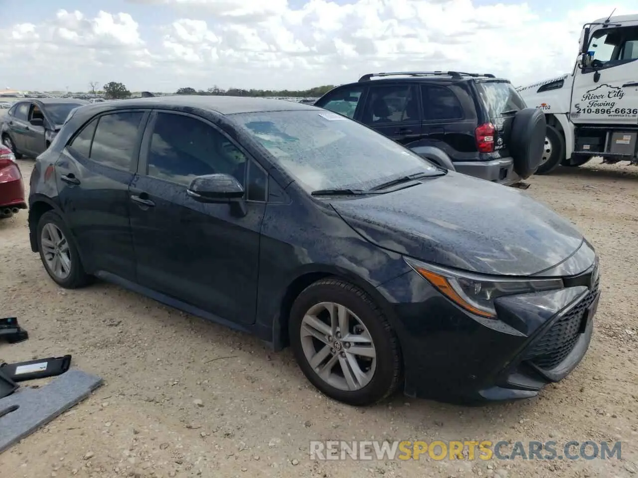 4 fotografías del automóvil dañado JTND4MBE4N3183541 TOYOTA COROLLA 2022