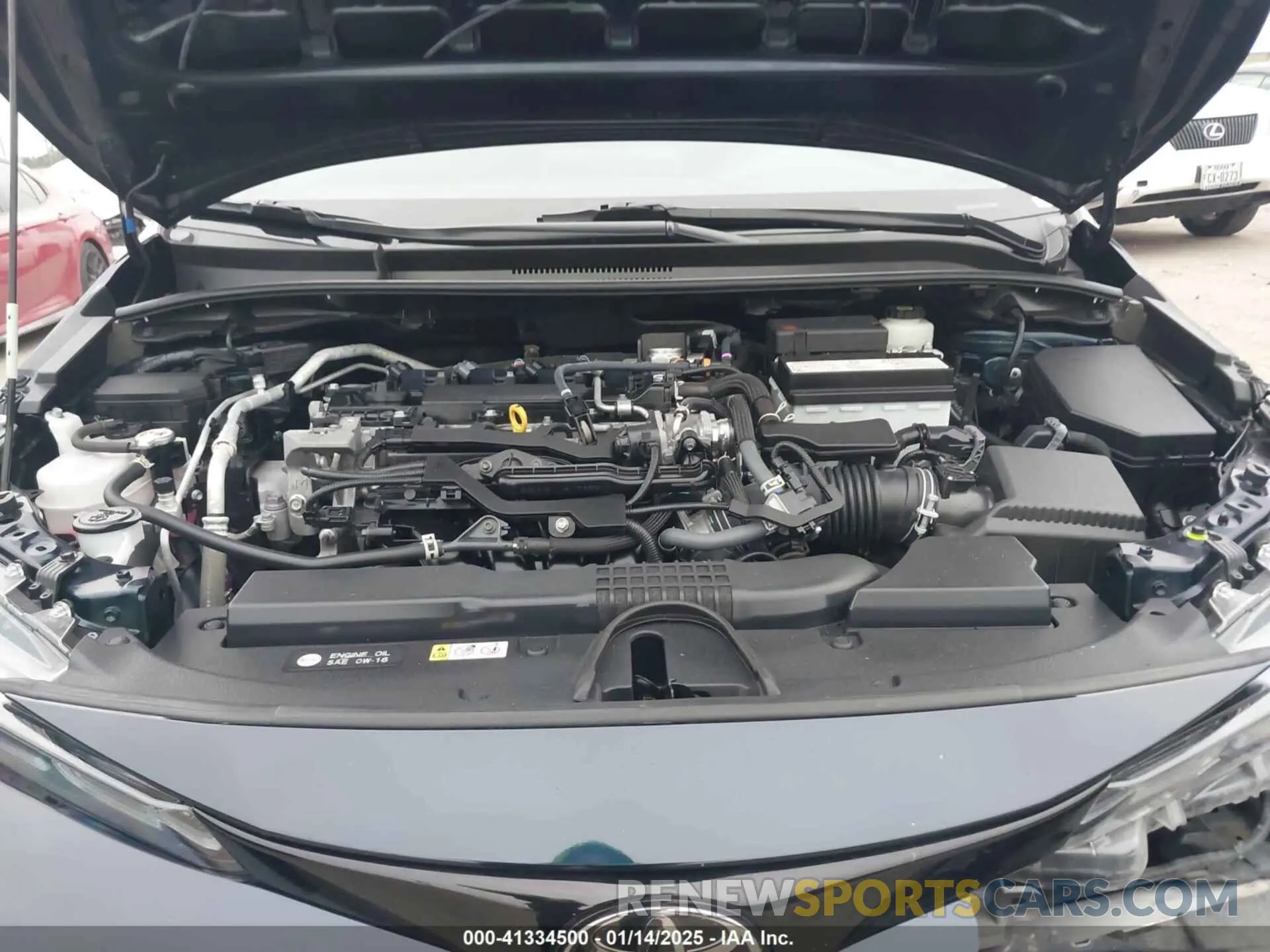 10 fotografías del automóvil dañado JTND4MBE4N3183586 TOYOTA COROLLA 2022