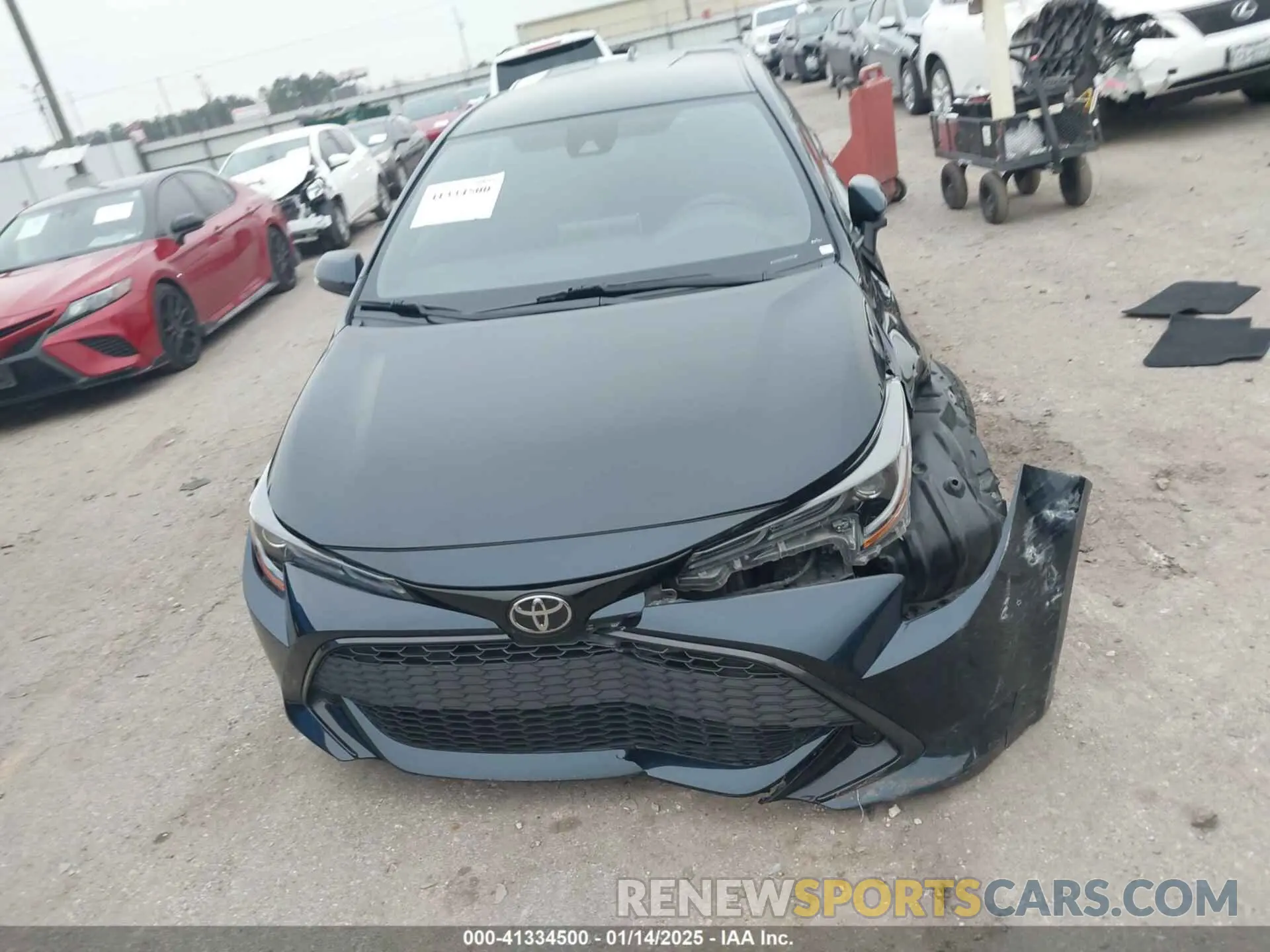 12 fotografías del automóvil dañado JTND4MBE4N3183586 TOYOTA COROLLA 2022