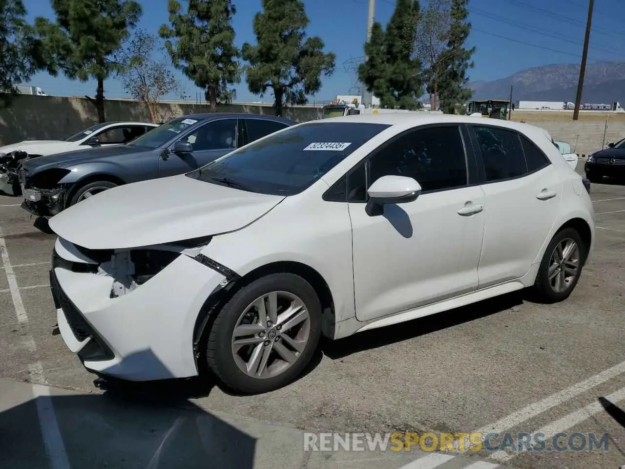 1 fotografías del automóvil dañado JTND4MBE5N3148944 TOYOTA COROLLA 2022
