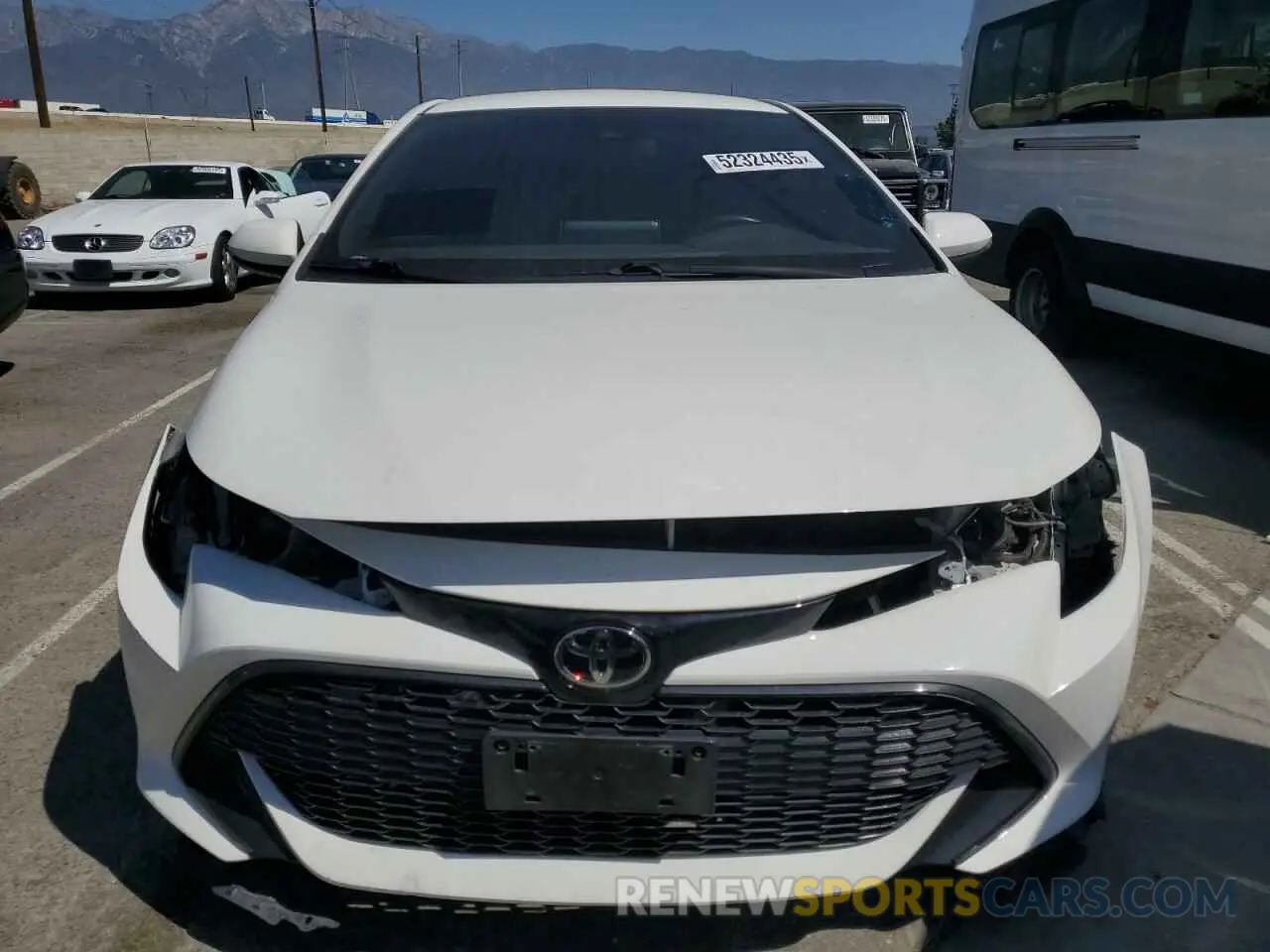 5 fotografías del automóvil dañado JTND4MBE5N3148944 TOYOTA COROLLA 2022