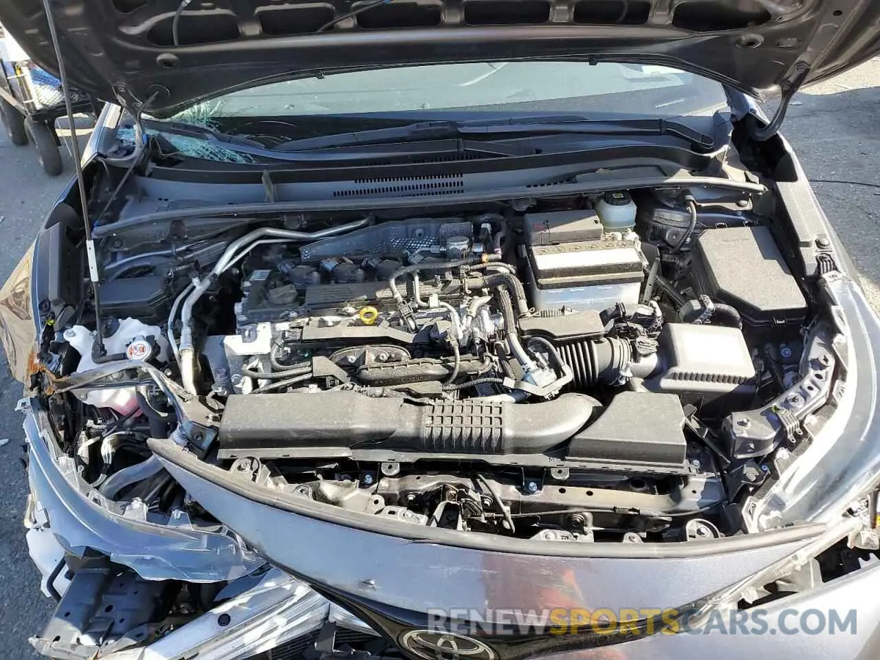 11 fotografías del automóvil dañado JTND4MBE5N3172774 TOYOTA COROLLA 2022