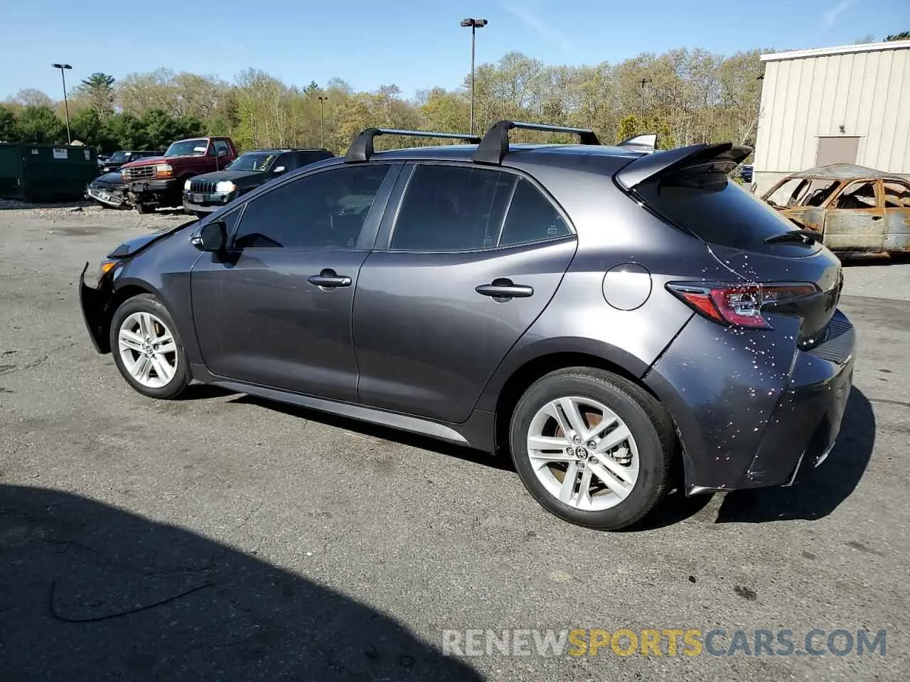 2 fotografías del automóvil dañado JTND4MBE5N3172774 TOYOTA COROLLA 2022