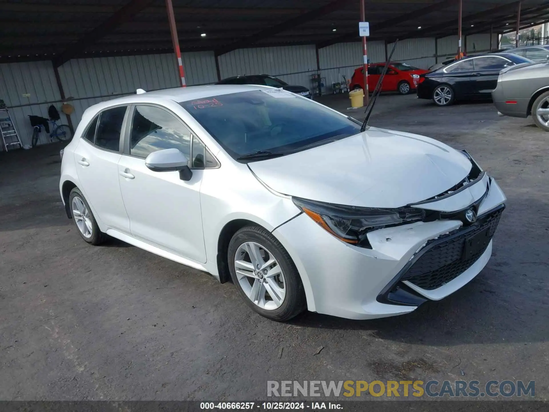 1 fotografías del automóvil dañado JTND4MBE5N3177926 TOYOTA COROLLA 2022