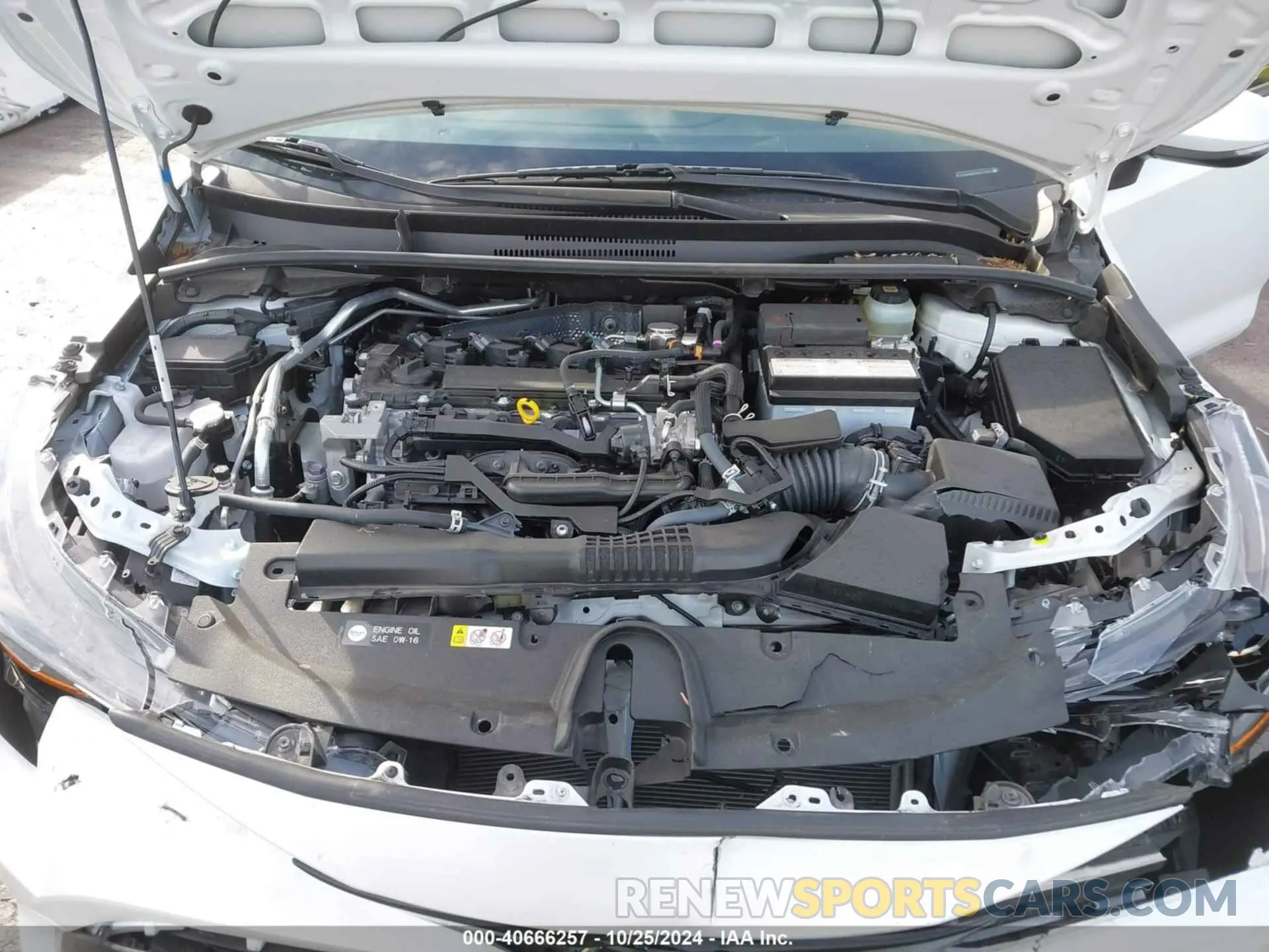 10 fotografías del automóvil dañado JTND4MBE5N3177926 TOYOTA COROLLA 2022